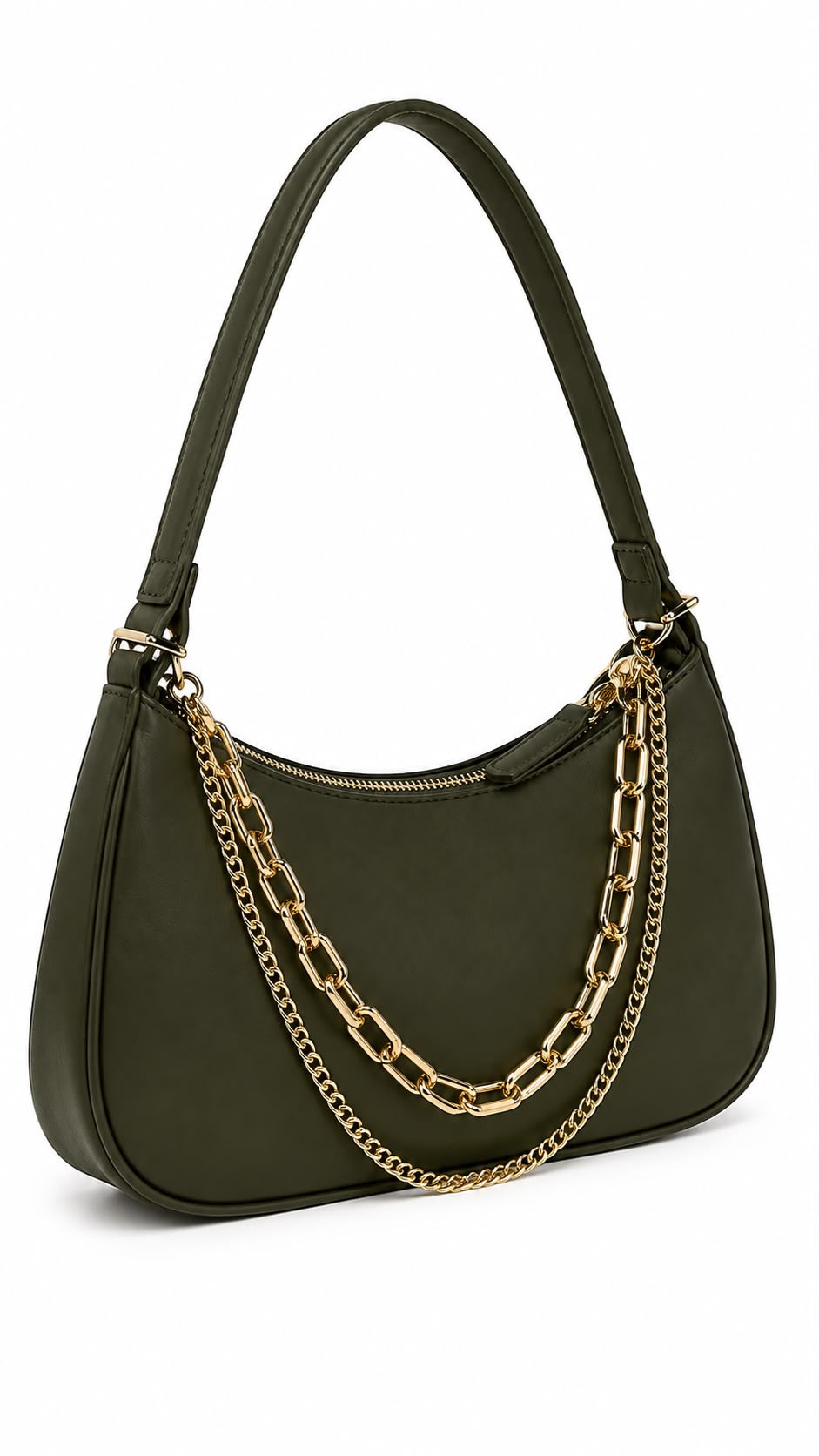 Borsa Chain Chic Verde Oliva