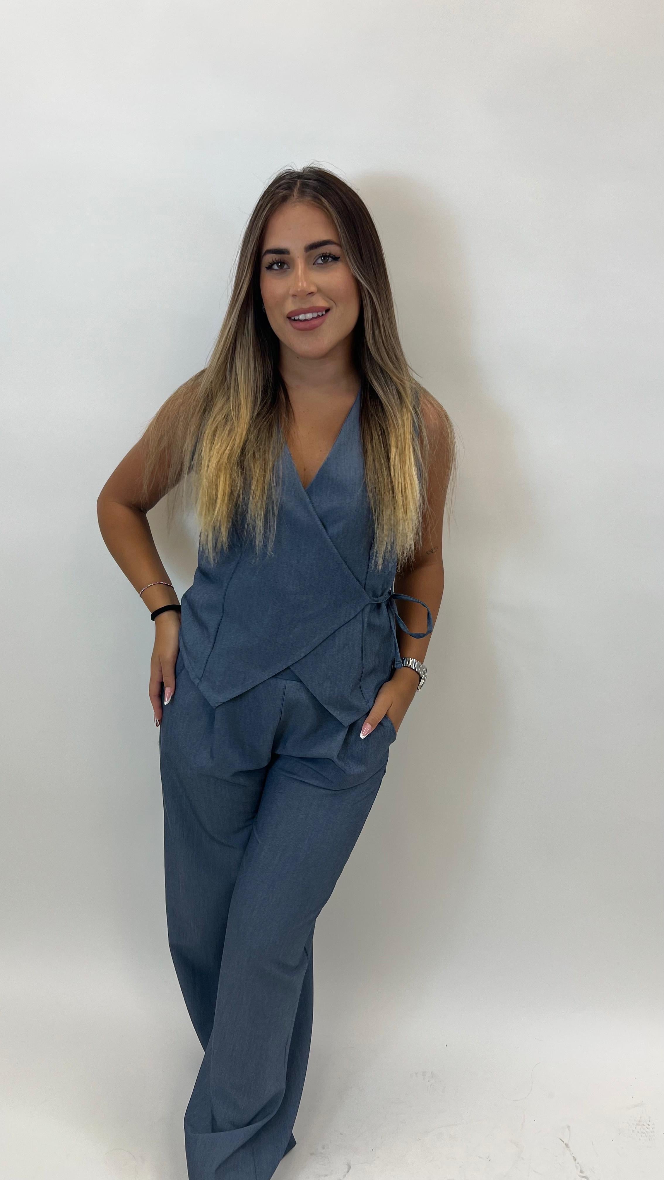Set Gilet e Full Lenght Denim