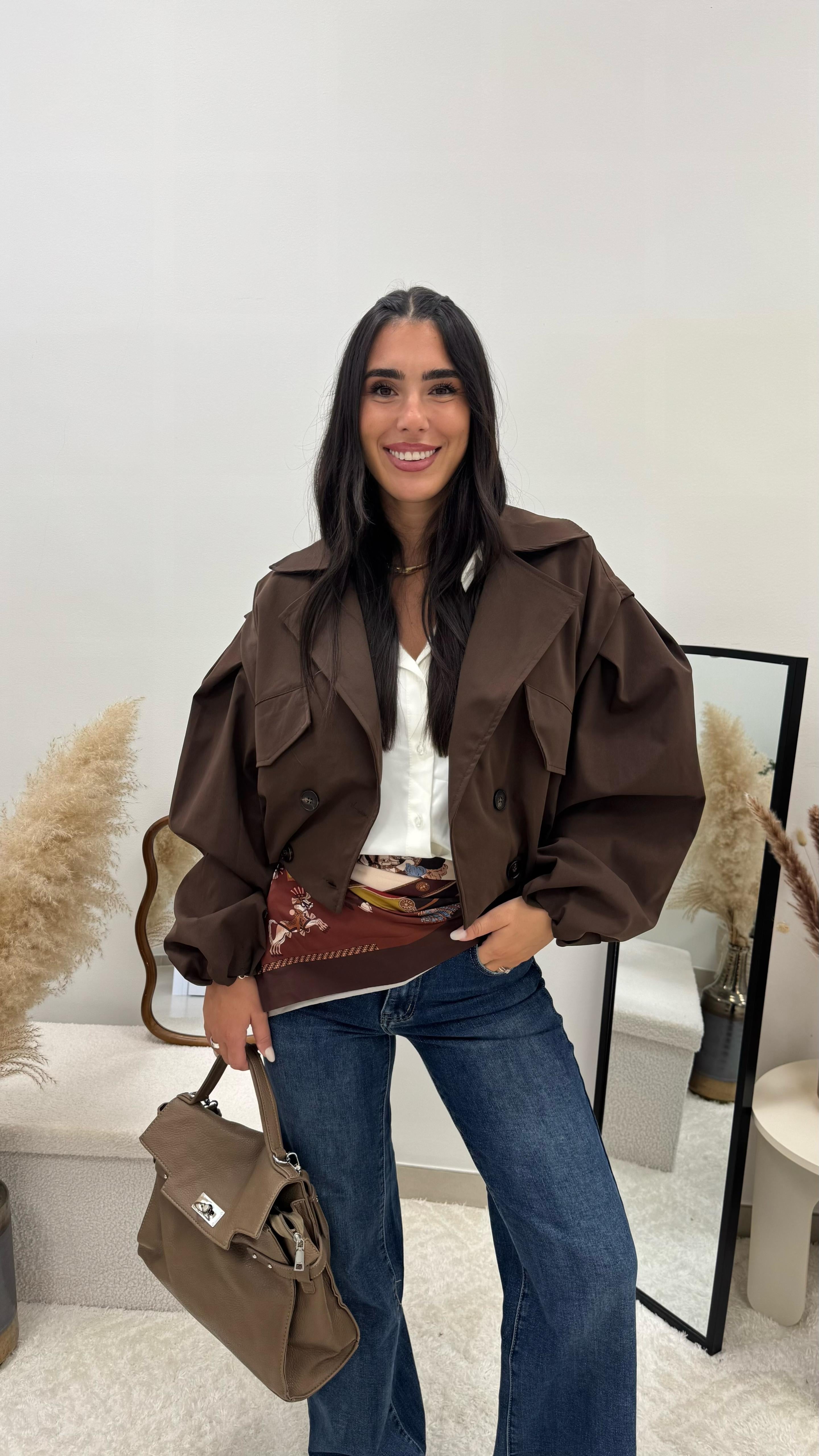 Mini Bomber Trench Choco