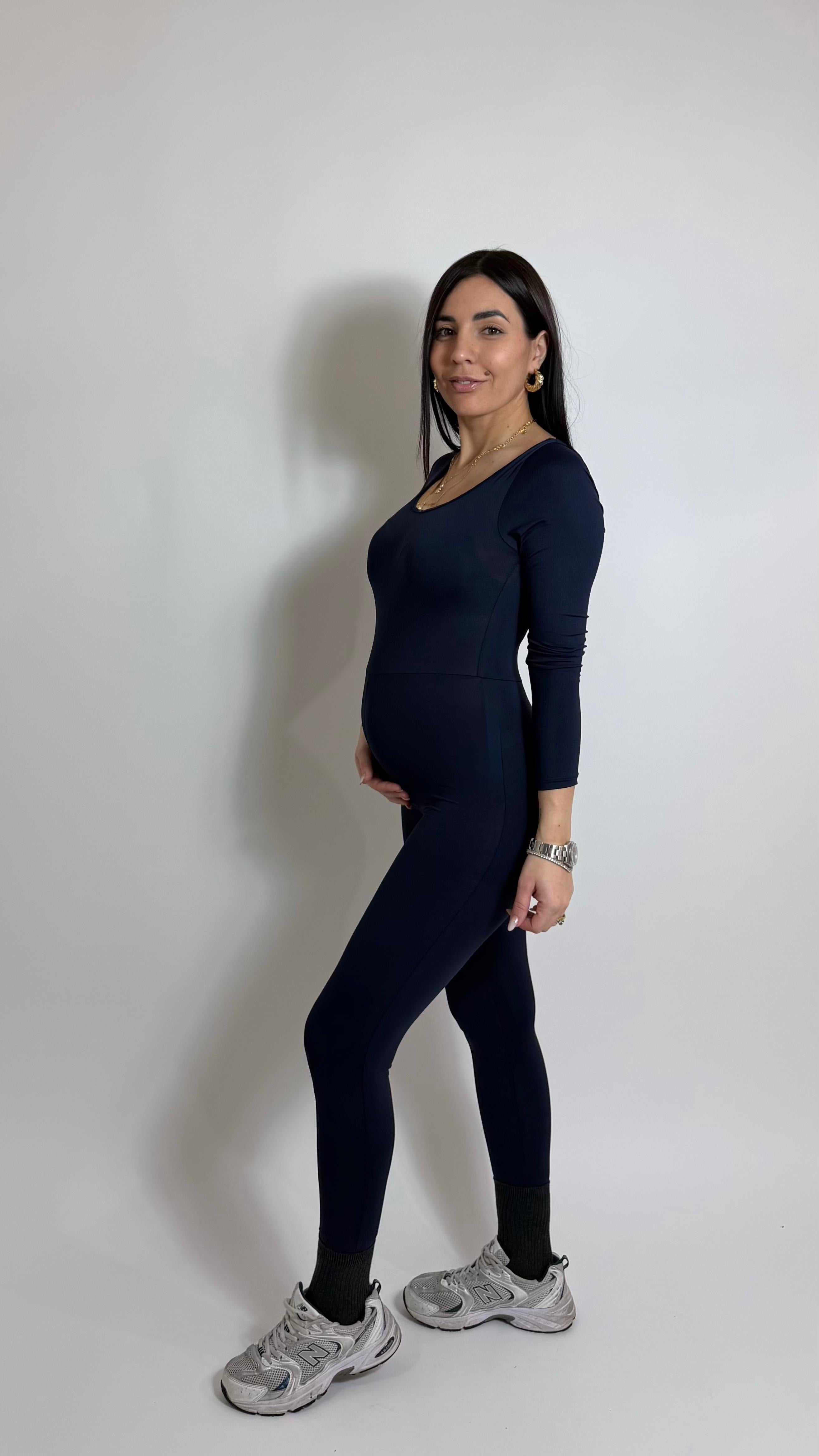 Jumpsuit Second Skin - Sigaretta / Blu Notte