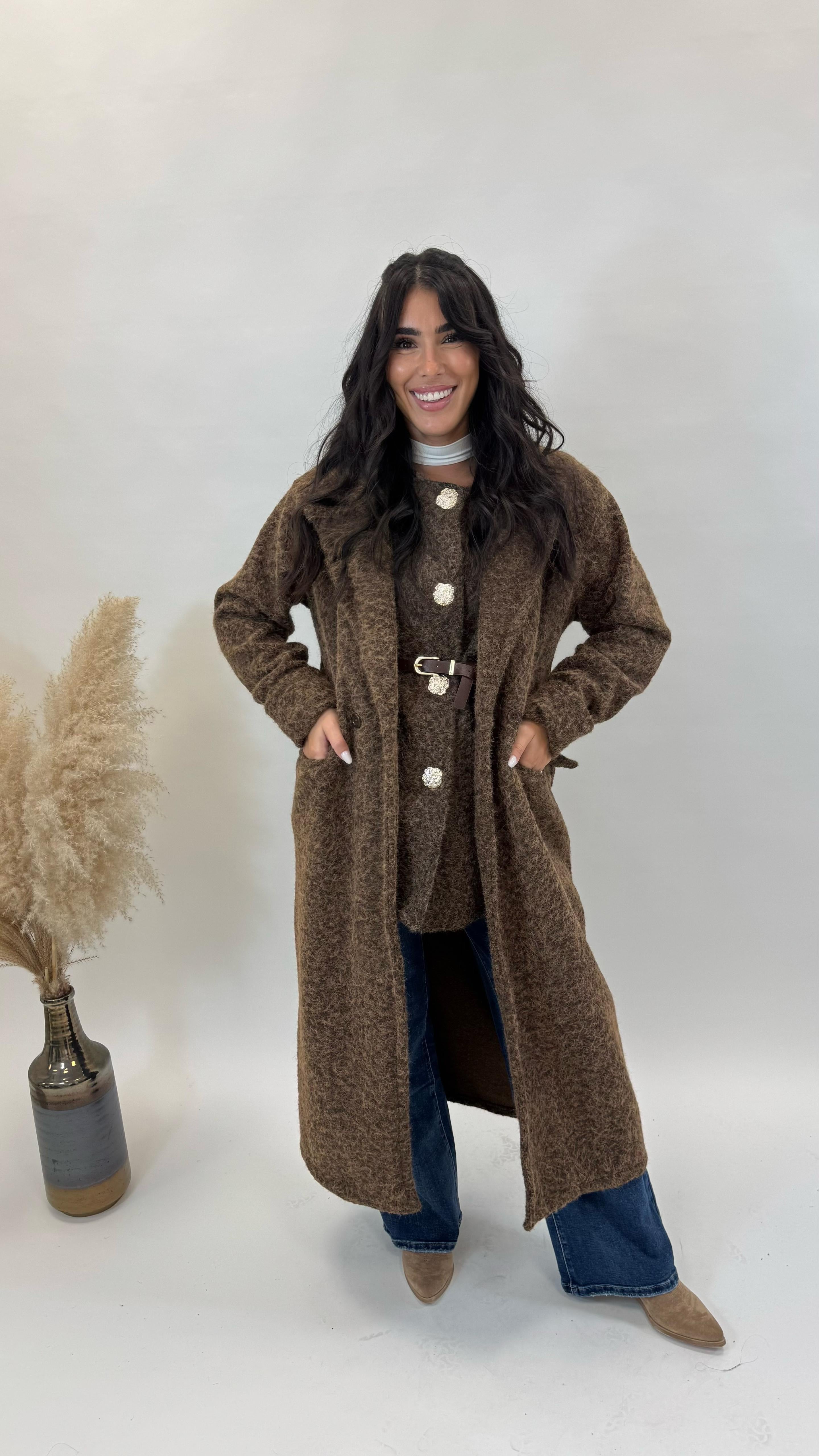 Cappotto Simil Teddy Choco
