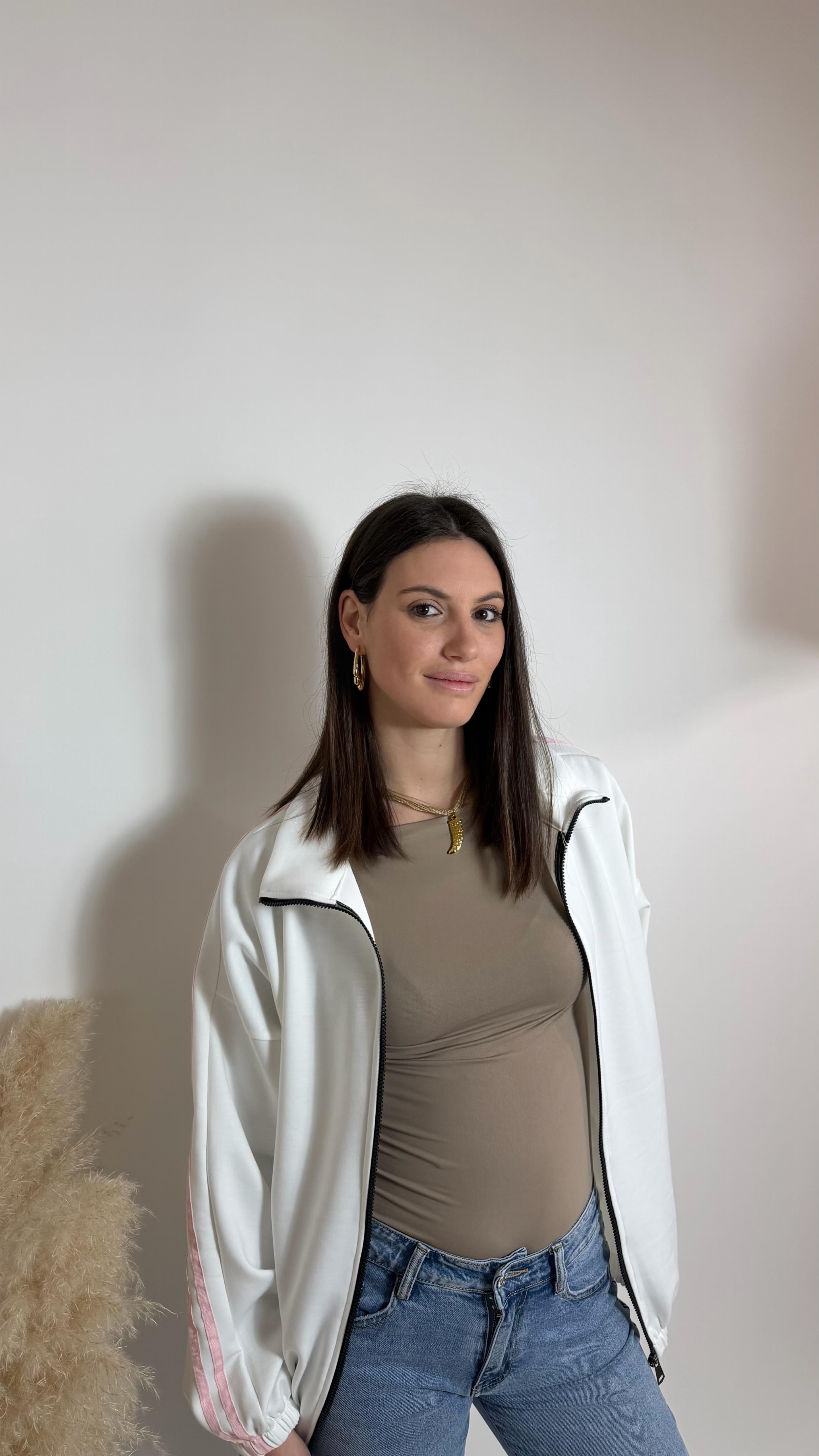 Felpa Sidebands Bianca