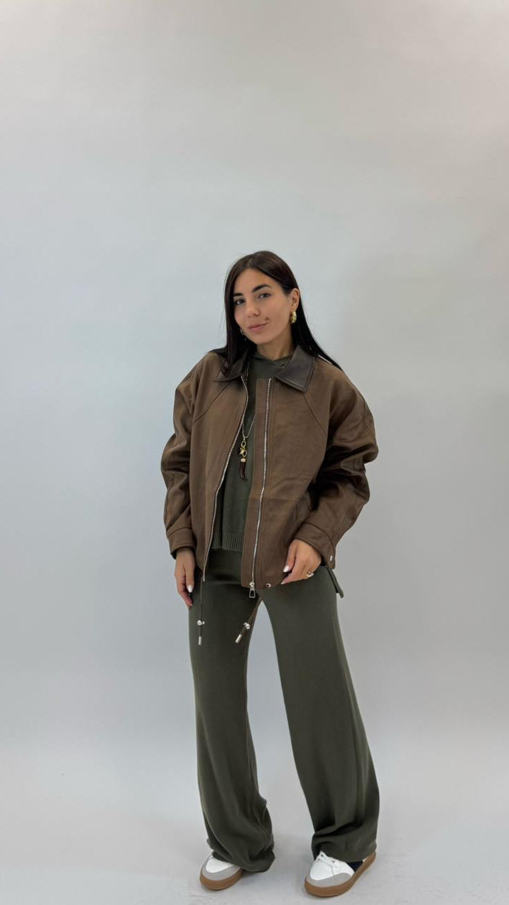 Sporty Set Maglina Morbida Verde Utility