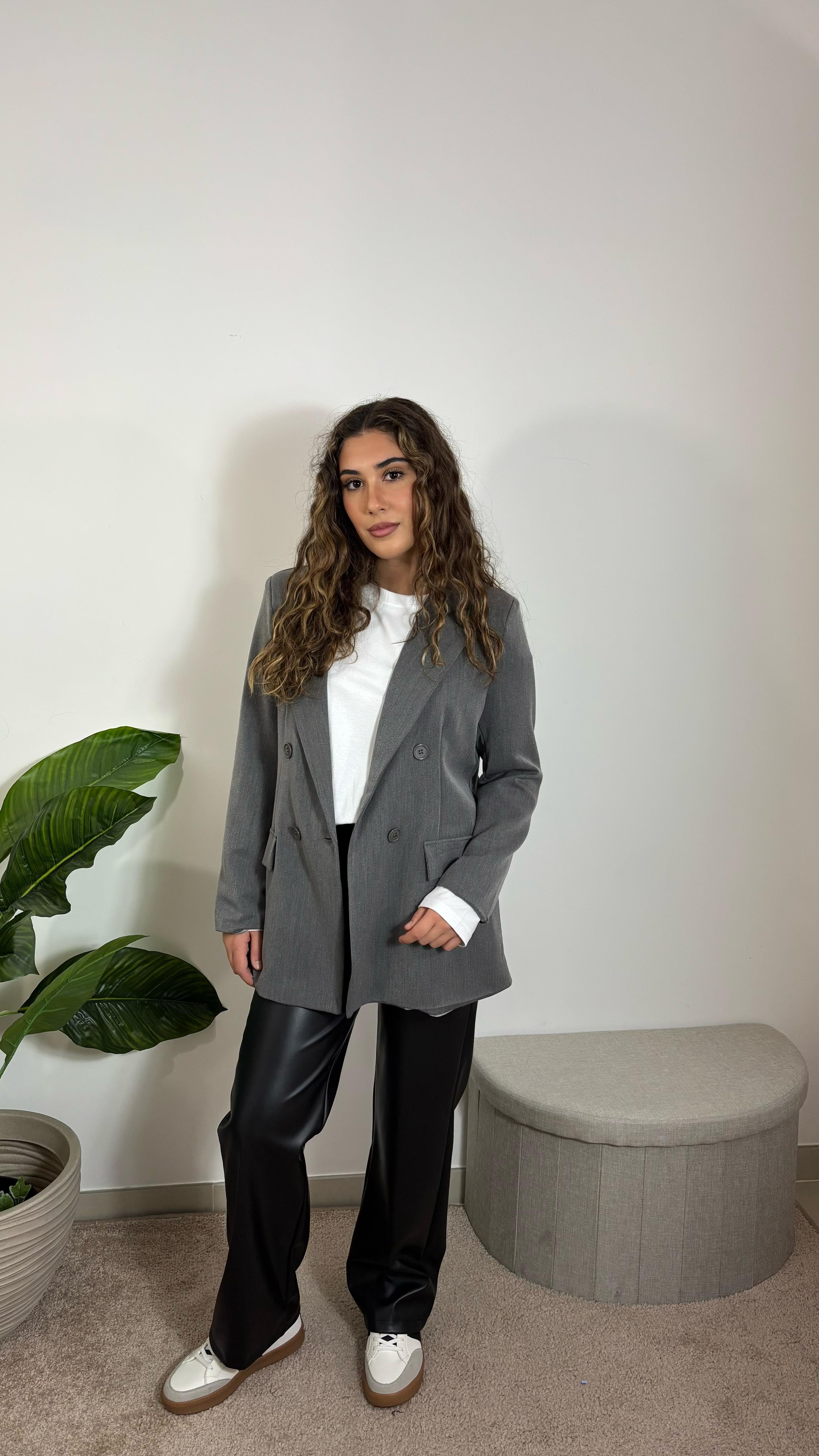 Pantalone ecopelle Nero