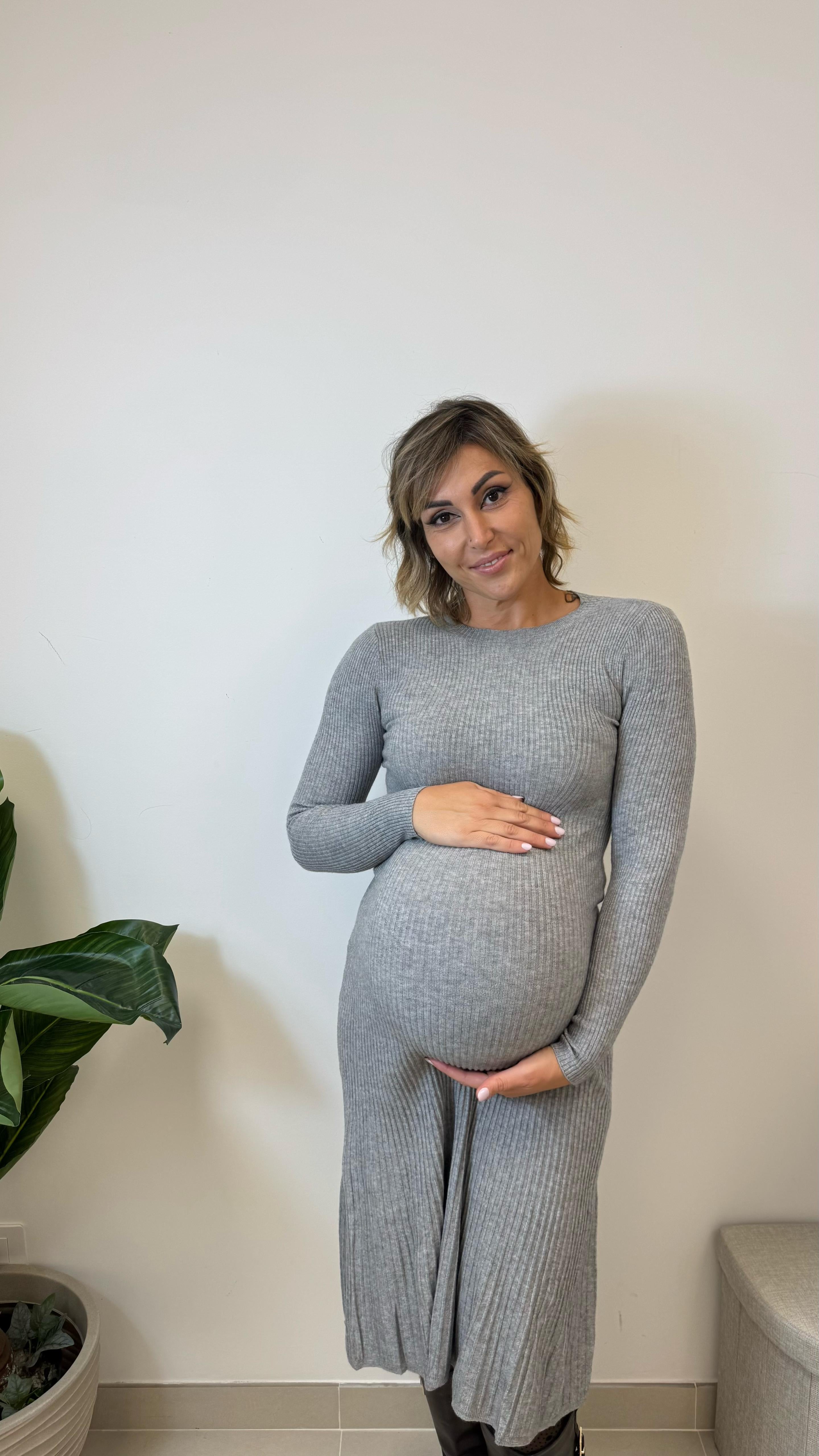 Abito Emilia Grigio Perla