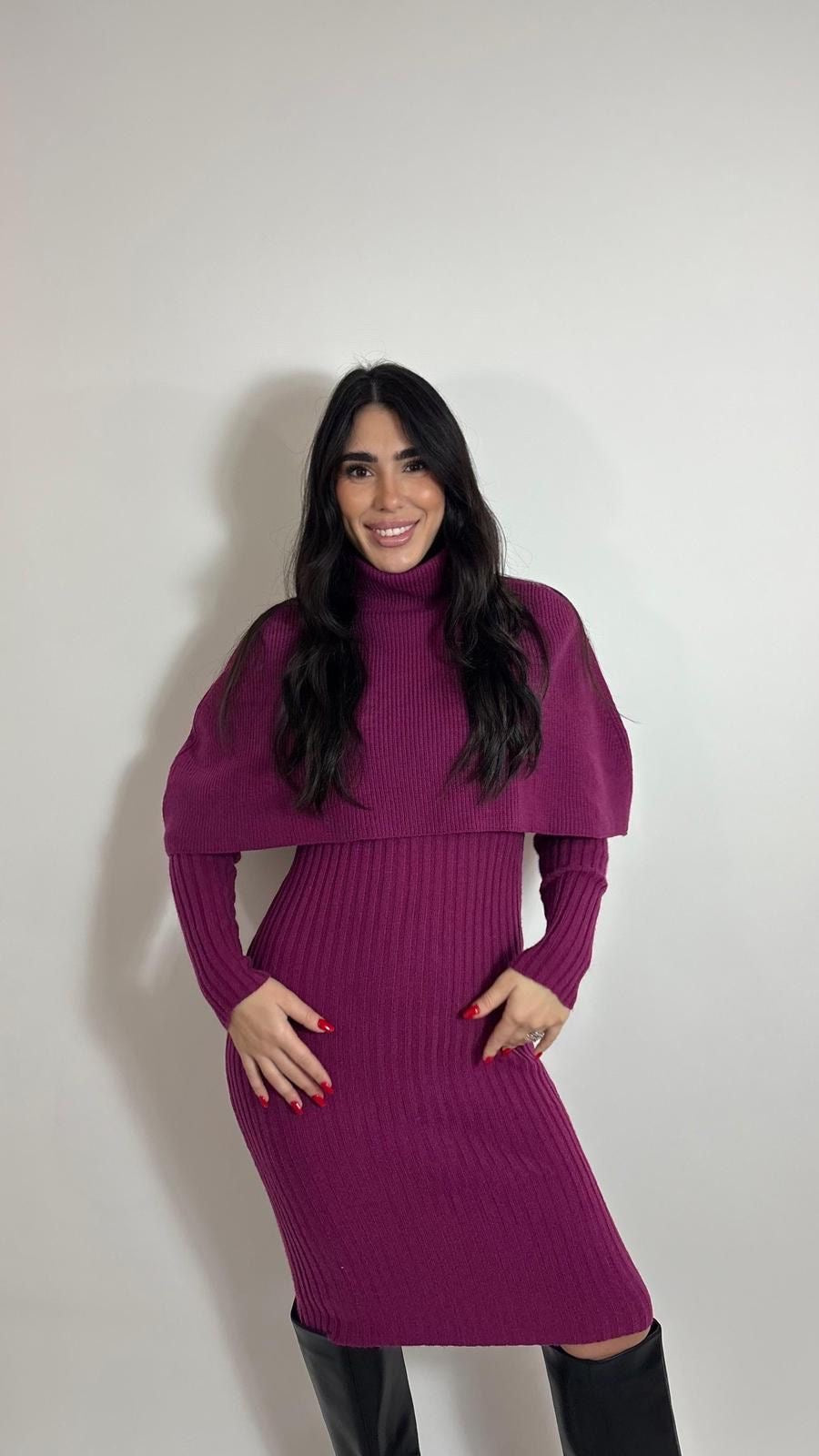 Abito Double Magenta