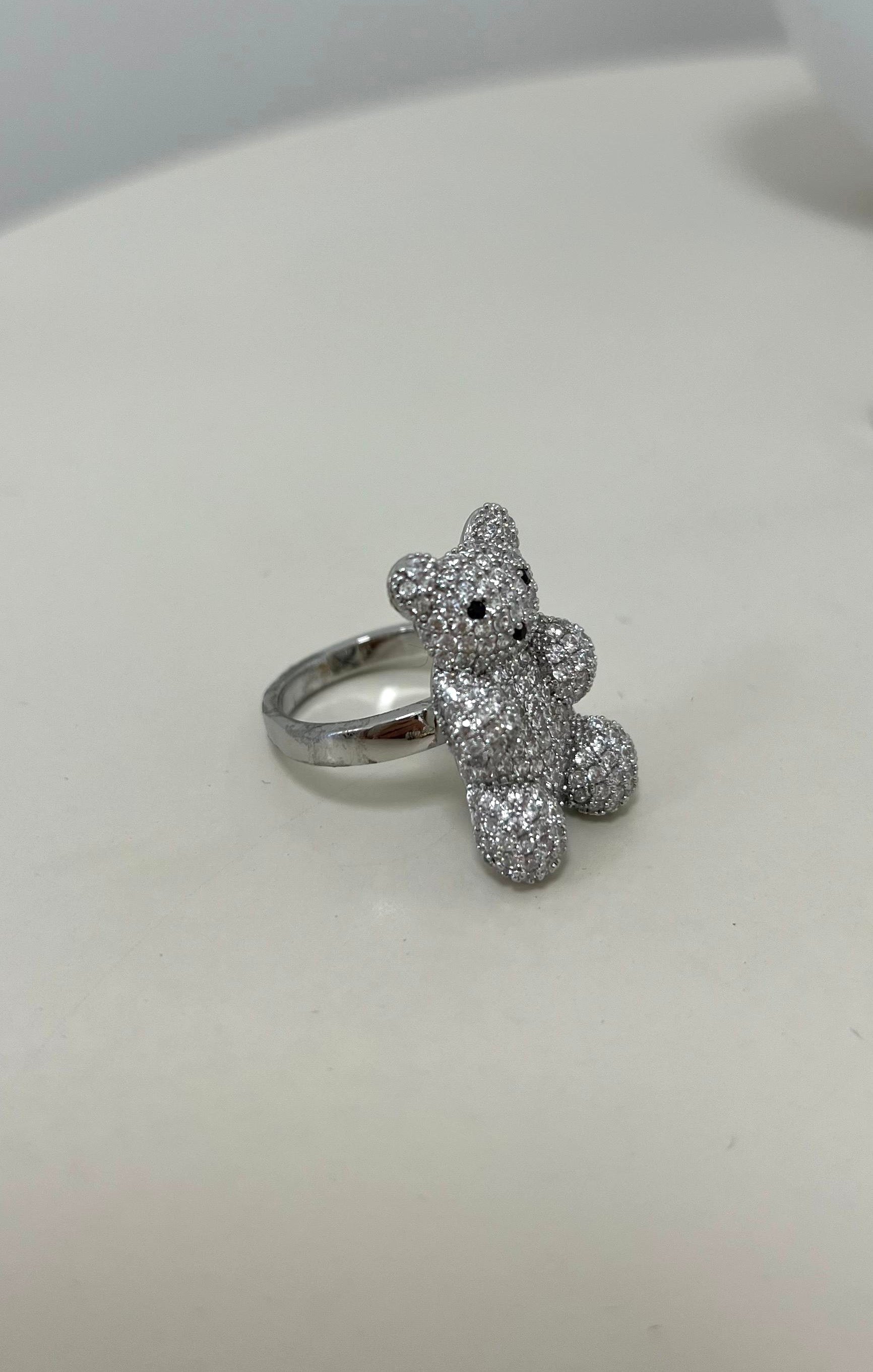 Anello Teddy Silver