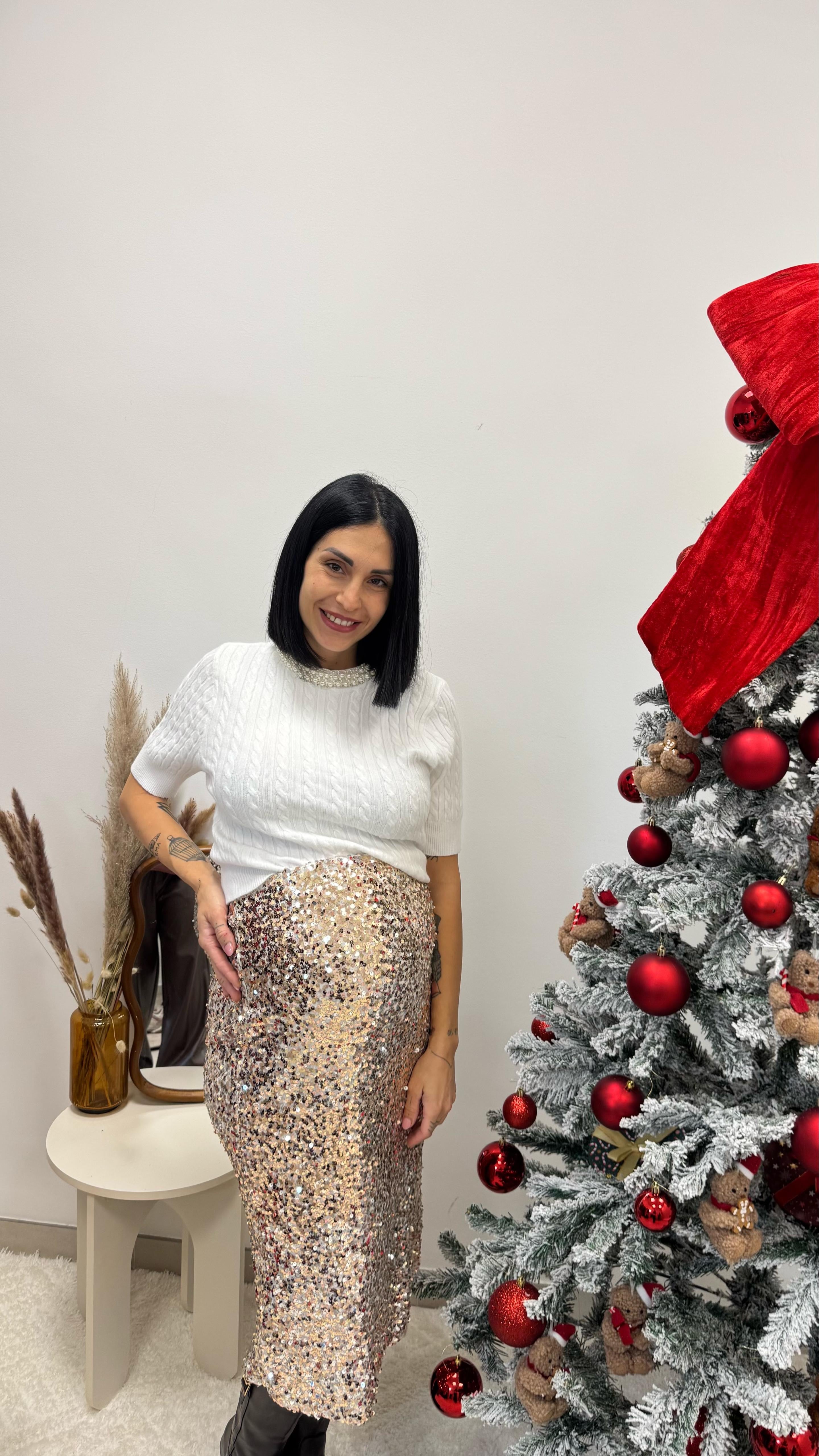 🥂Longuette Paillettes Champagne