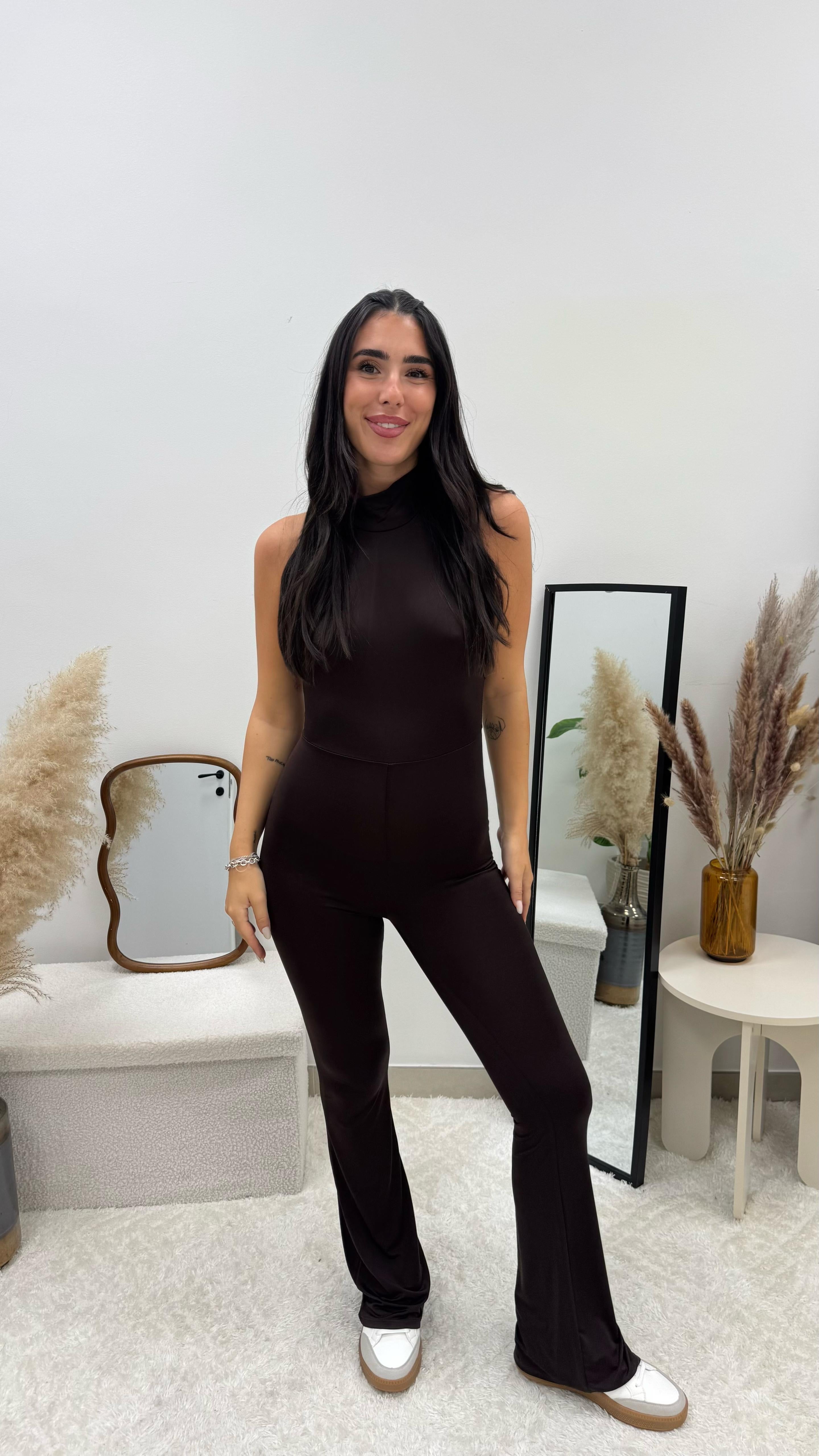 Tuta Elegance Lycra Stretch Choco