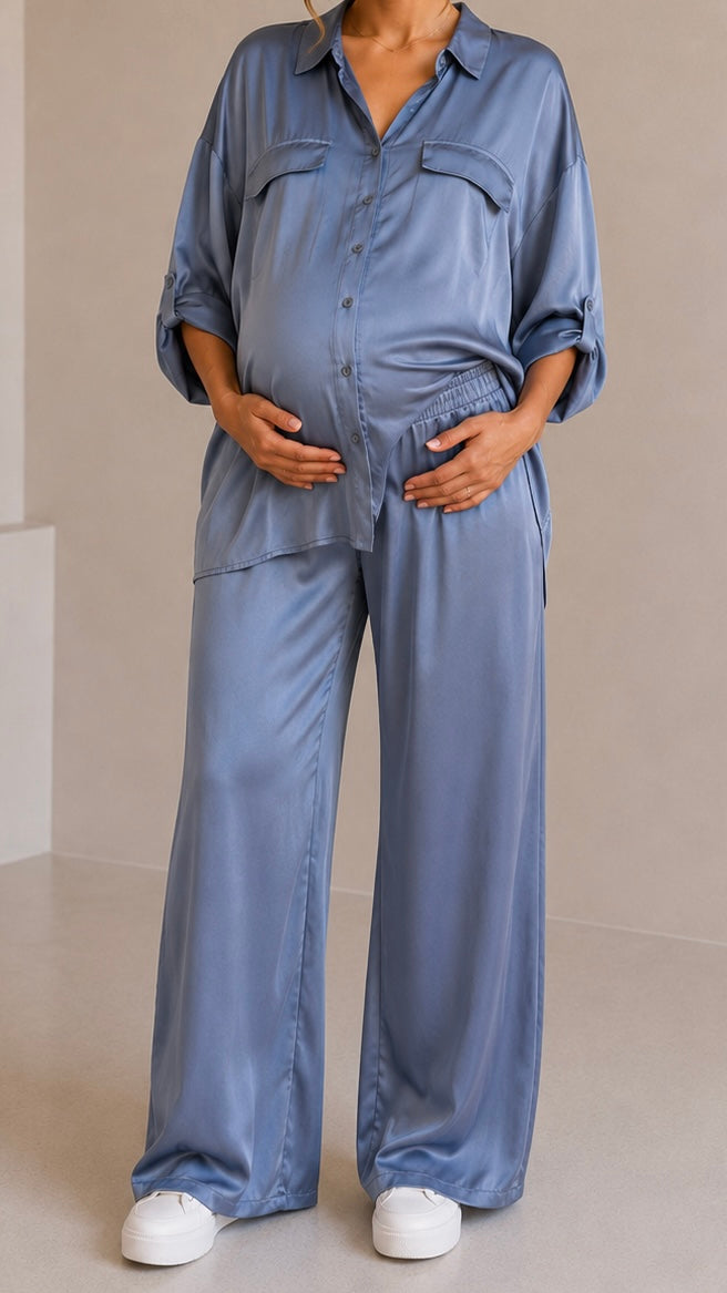 Set Soft Satin Indaco