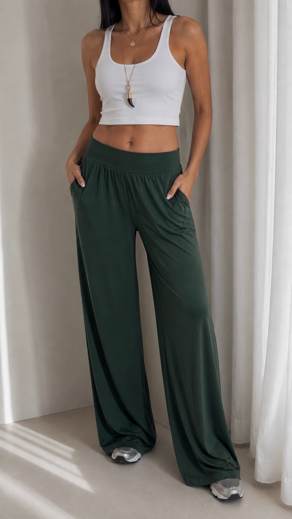 Pantalone Yoga Second Skin / Verde