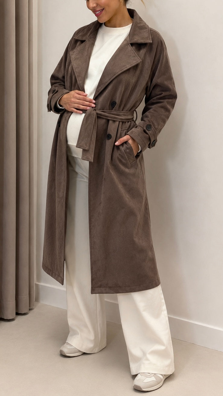Trench Suede Cacao
