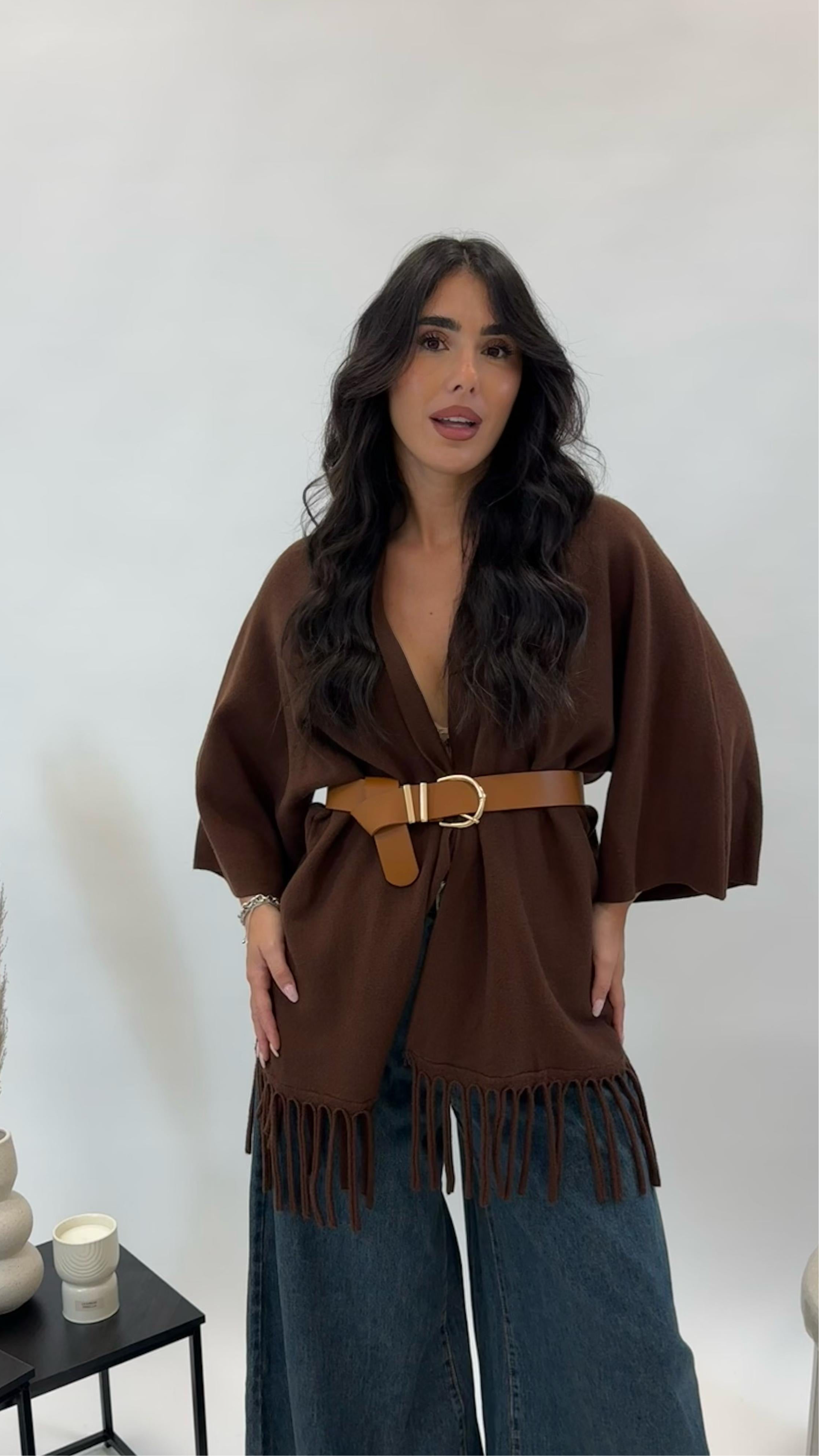 Cardigan Manica Campana Choco