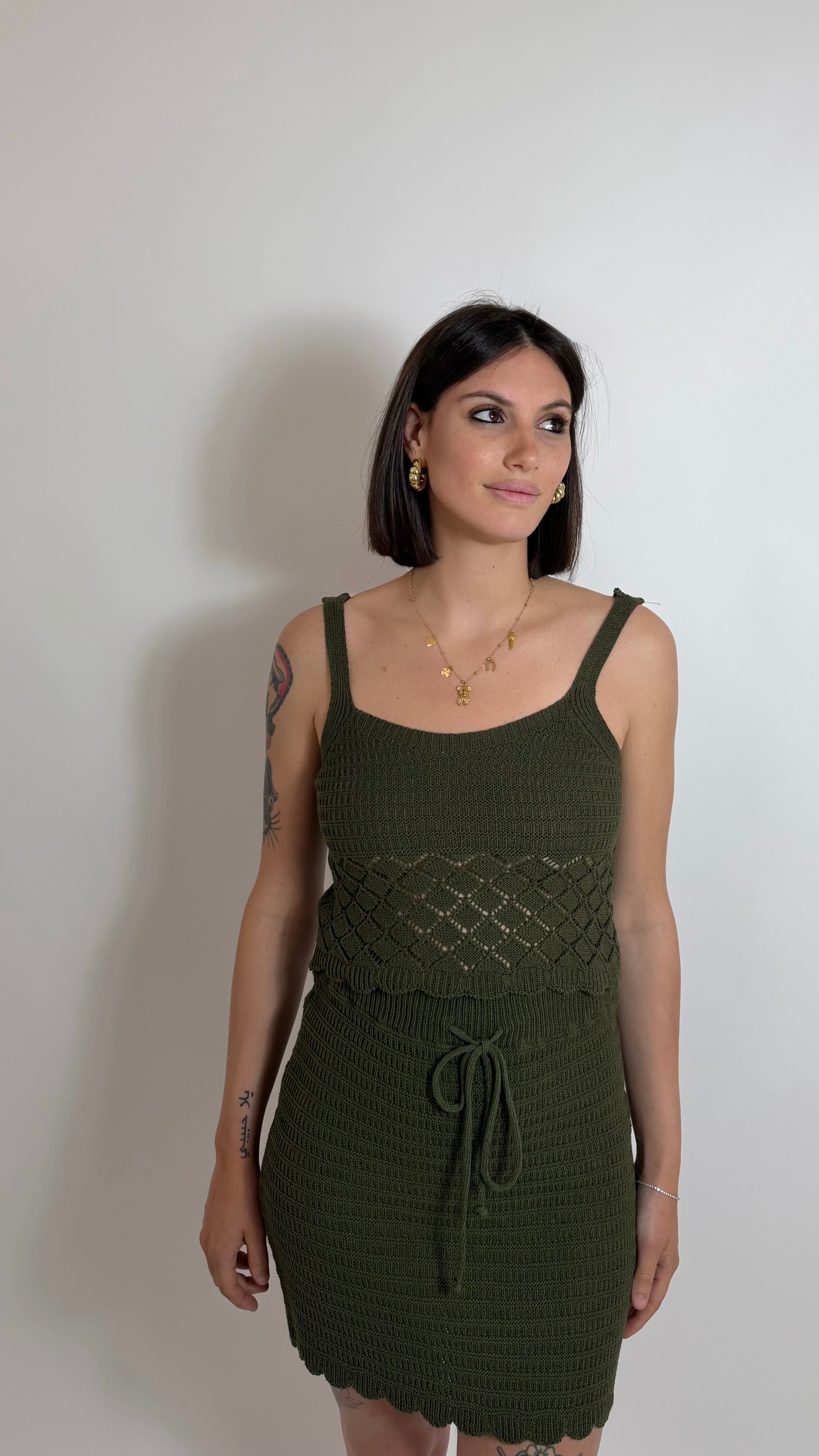 Amalfi Crochet Set Verde Utility