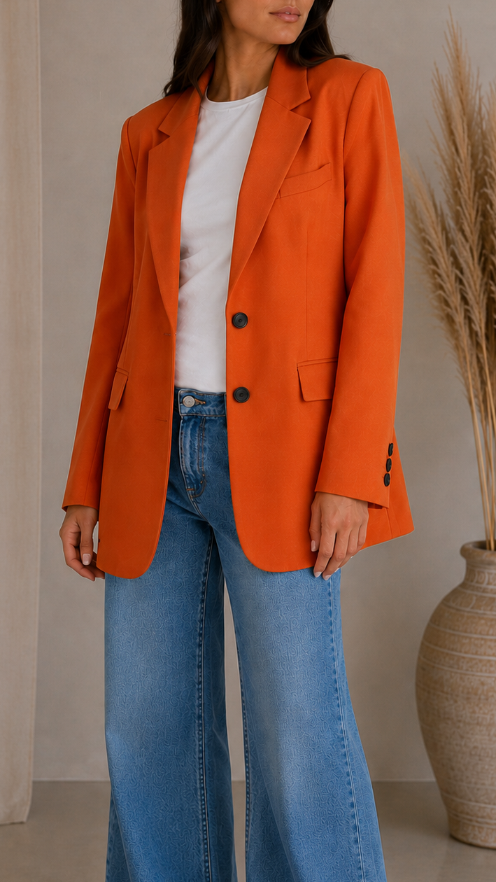 Giacca Oversize Ruggine