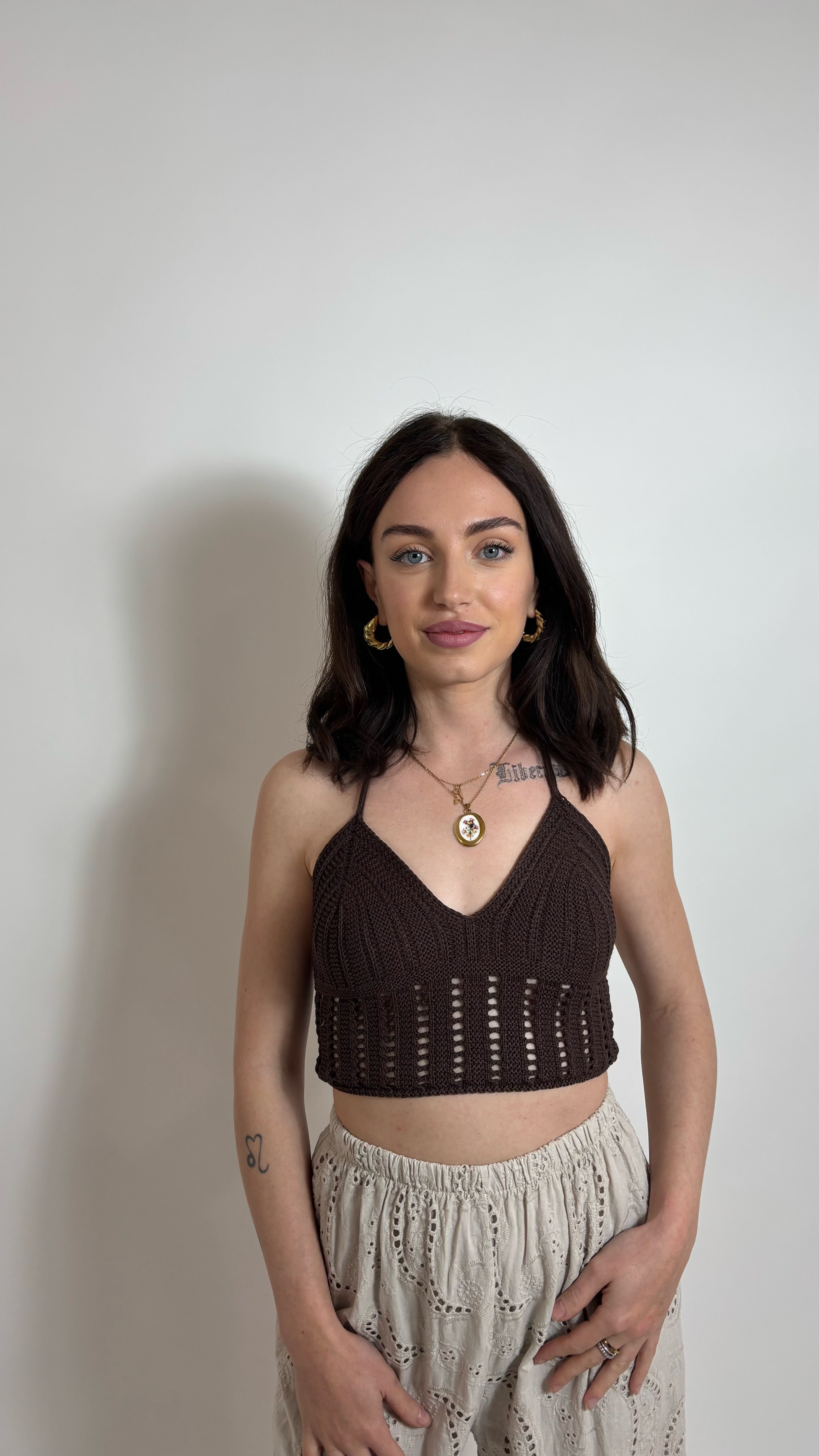 Top Crochet Amalfi Choco