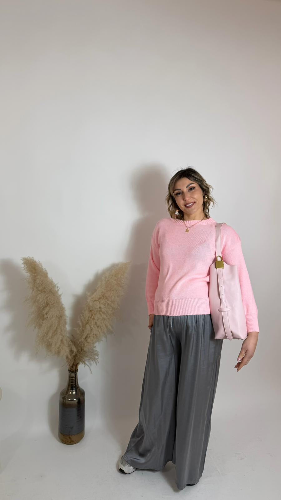 Mix & Match Set - Raso Di Viscosa - Piombo