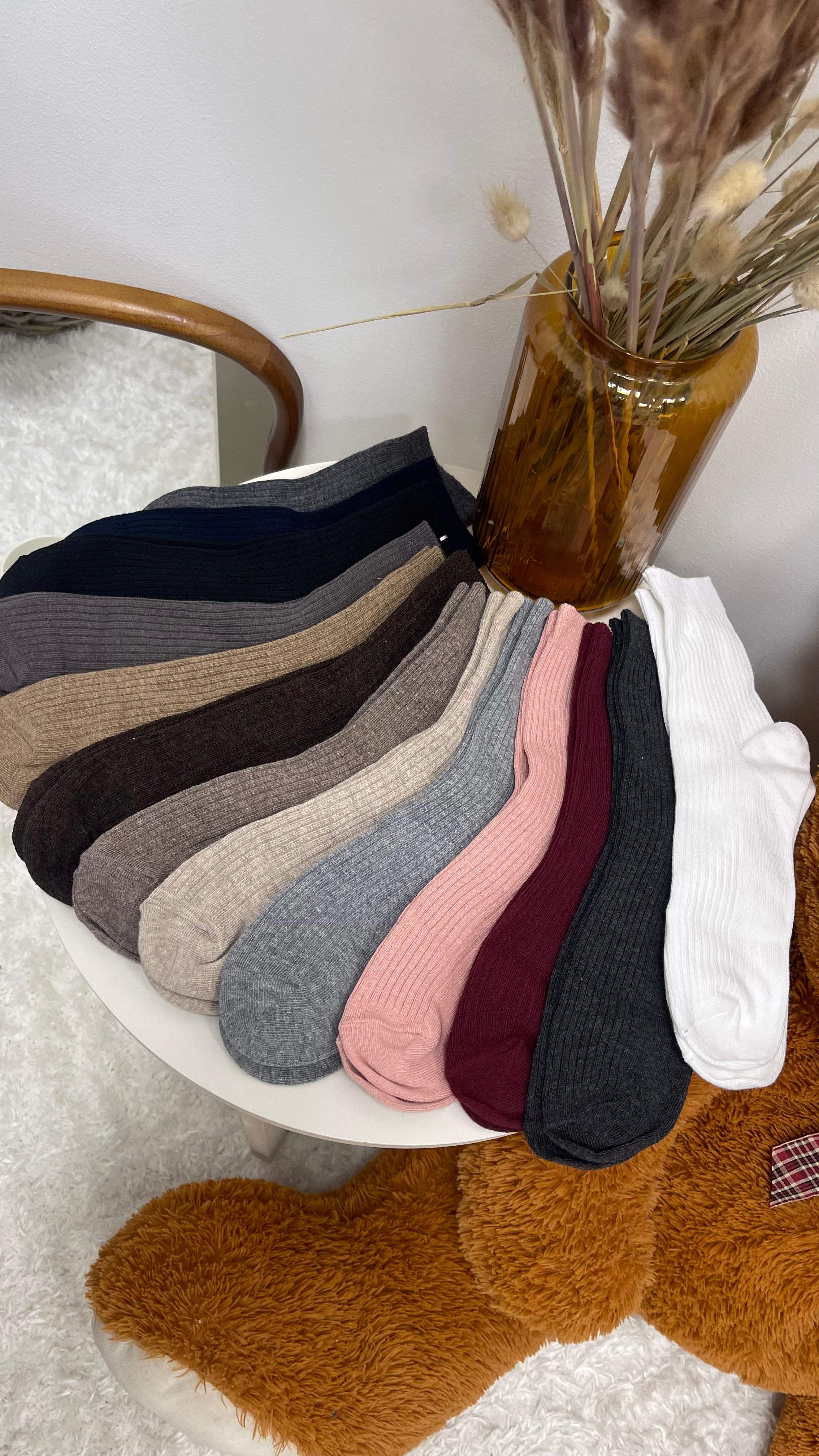 Socks Basic Ribbed