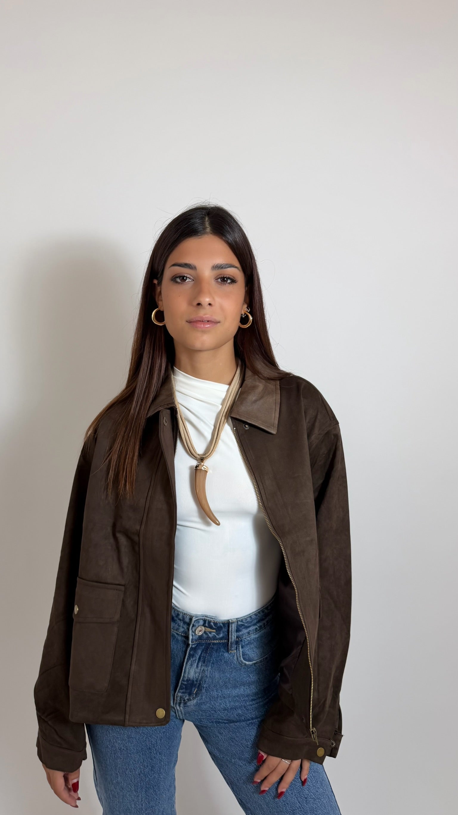 Jacket Suede Utility