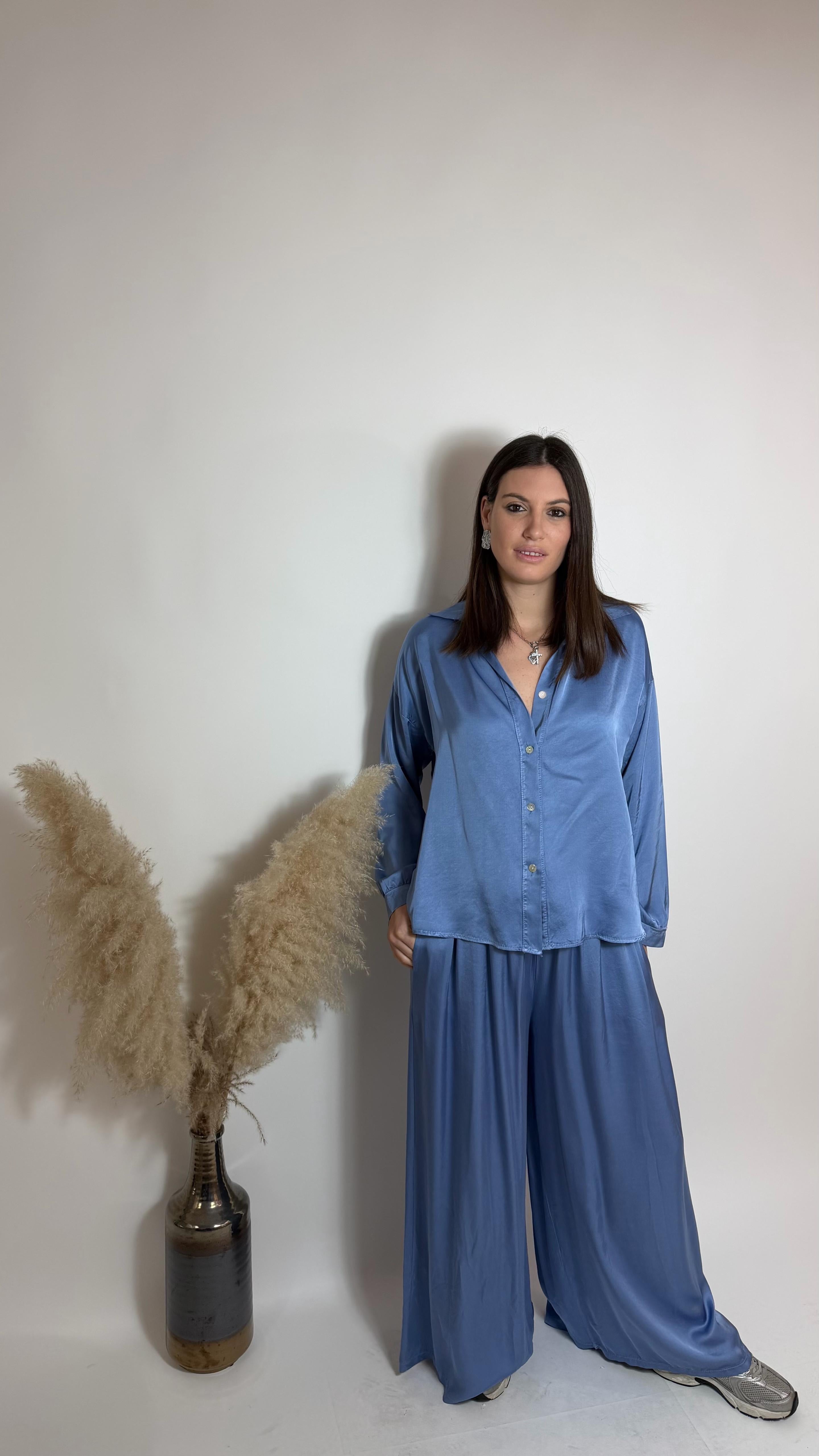 Mix & Match Set - Raso Di Viscosa - Avion