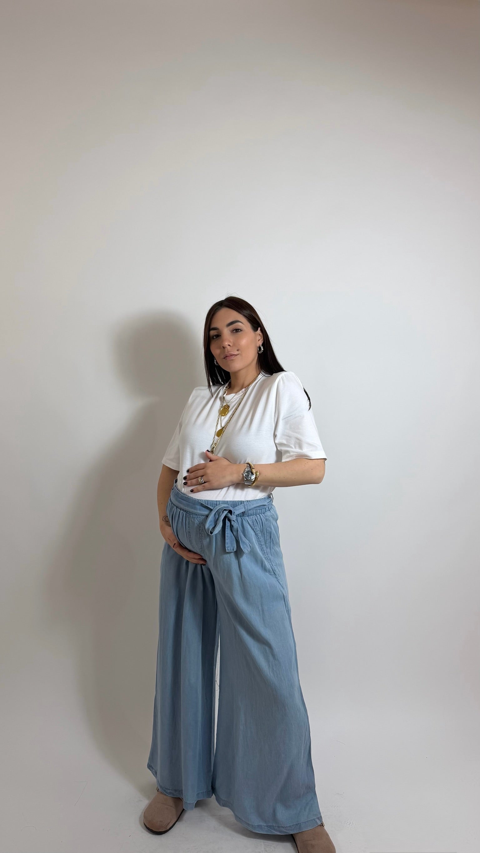 Panta Palazzo Denim ✨Omaggio