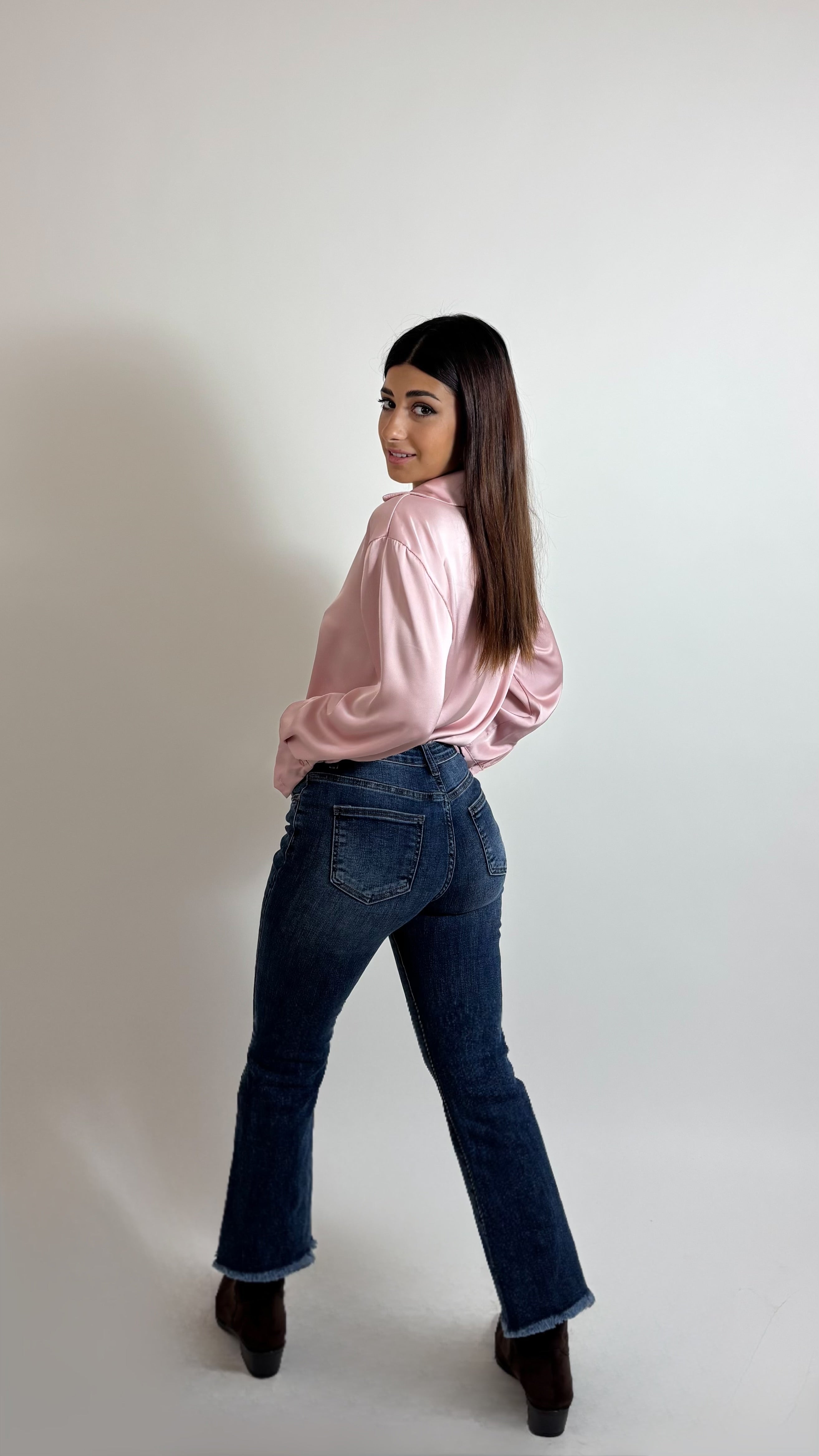 Denim Trombetta Sfrangiato