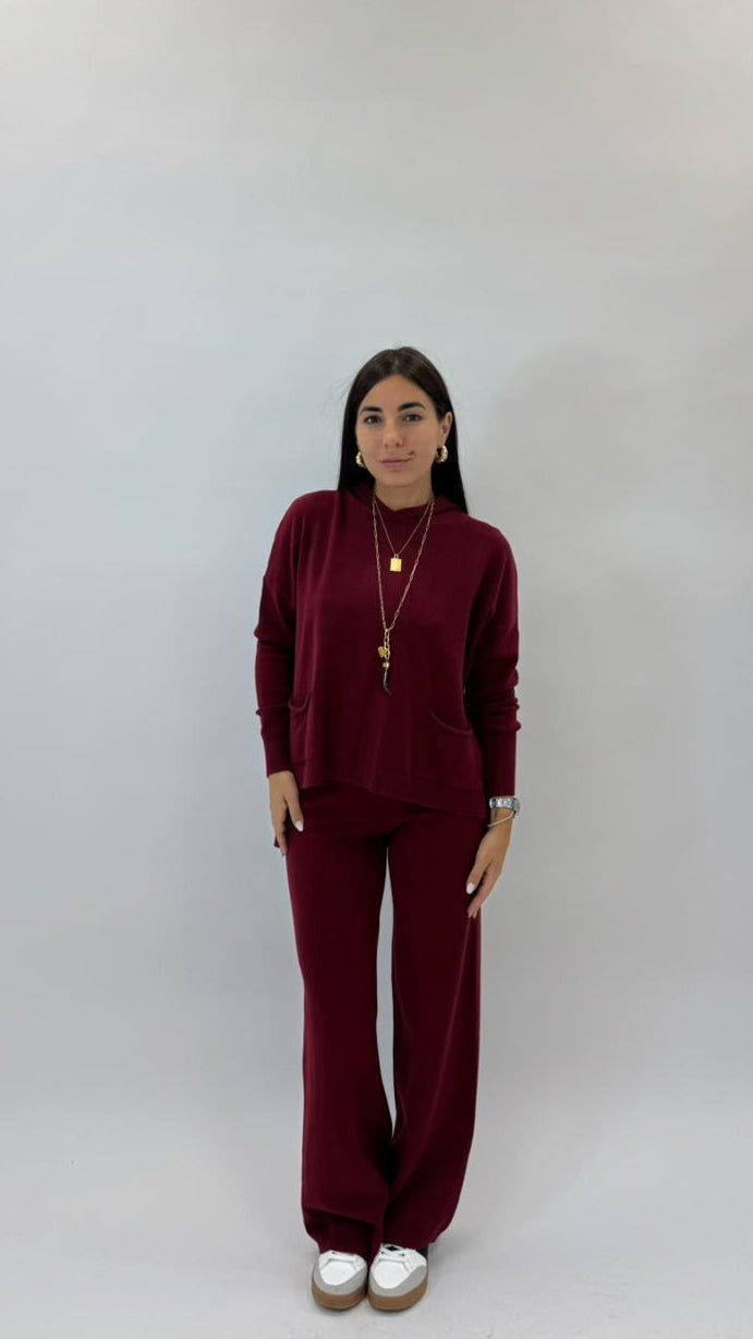 Sporty Set Maglina Morbida Rosso India