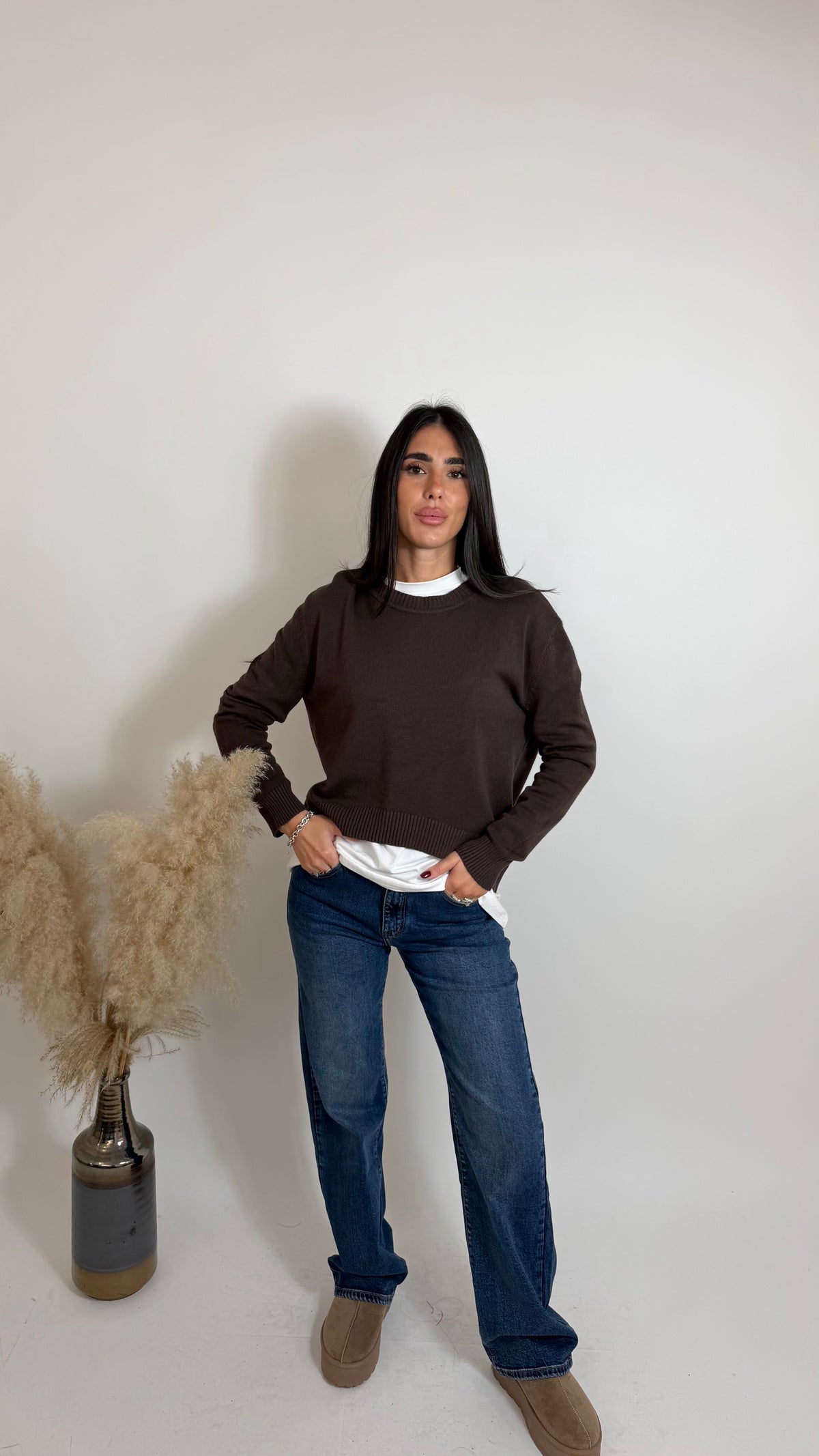 Pull Daily Girocollo Choco