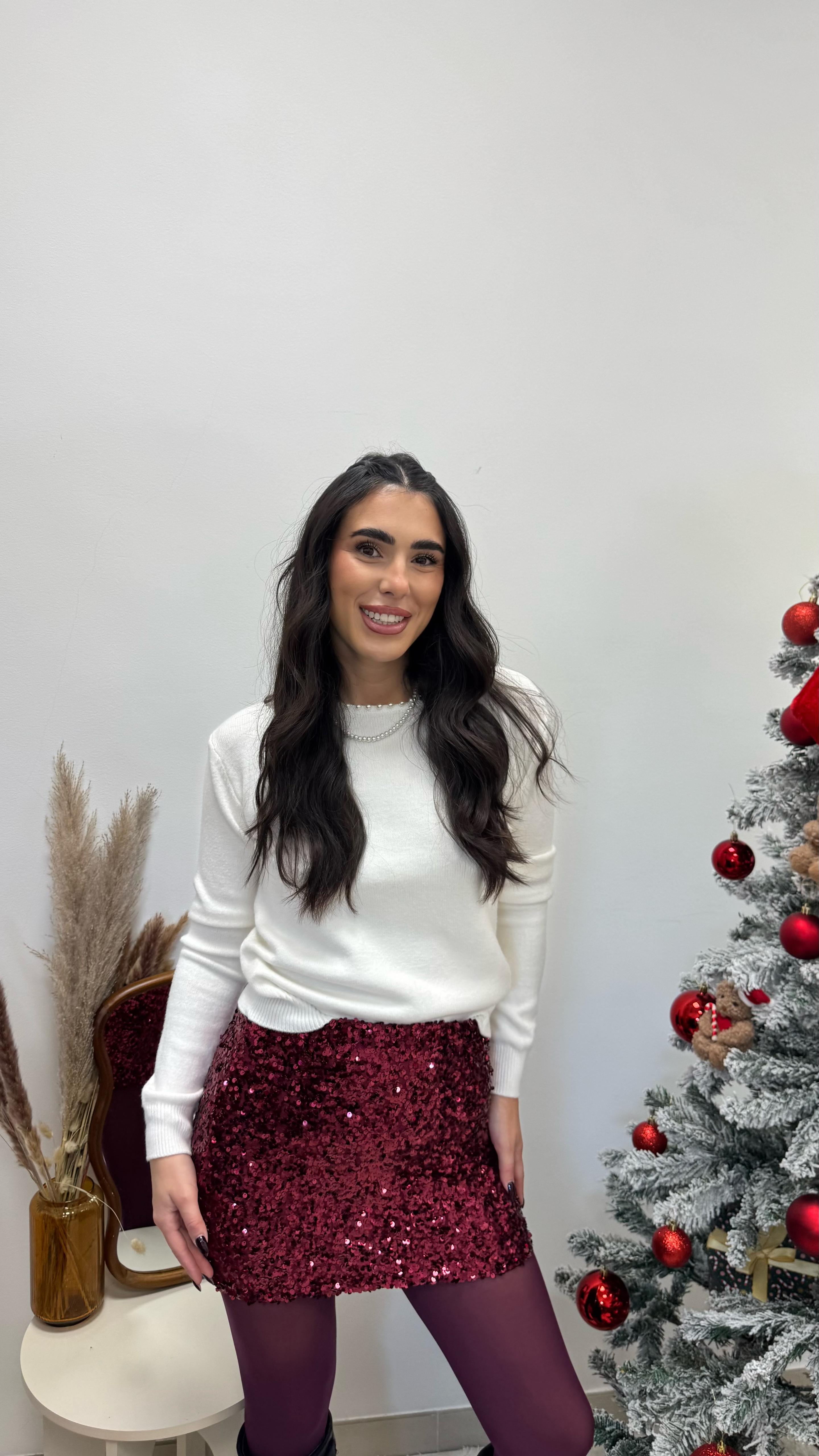 🥂Mini Paillettes Burgundy