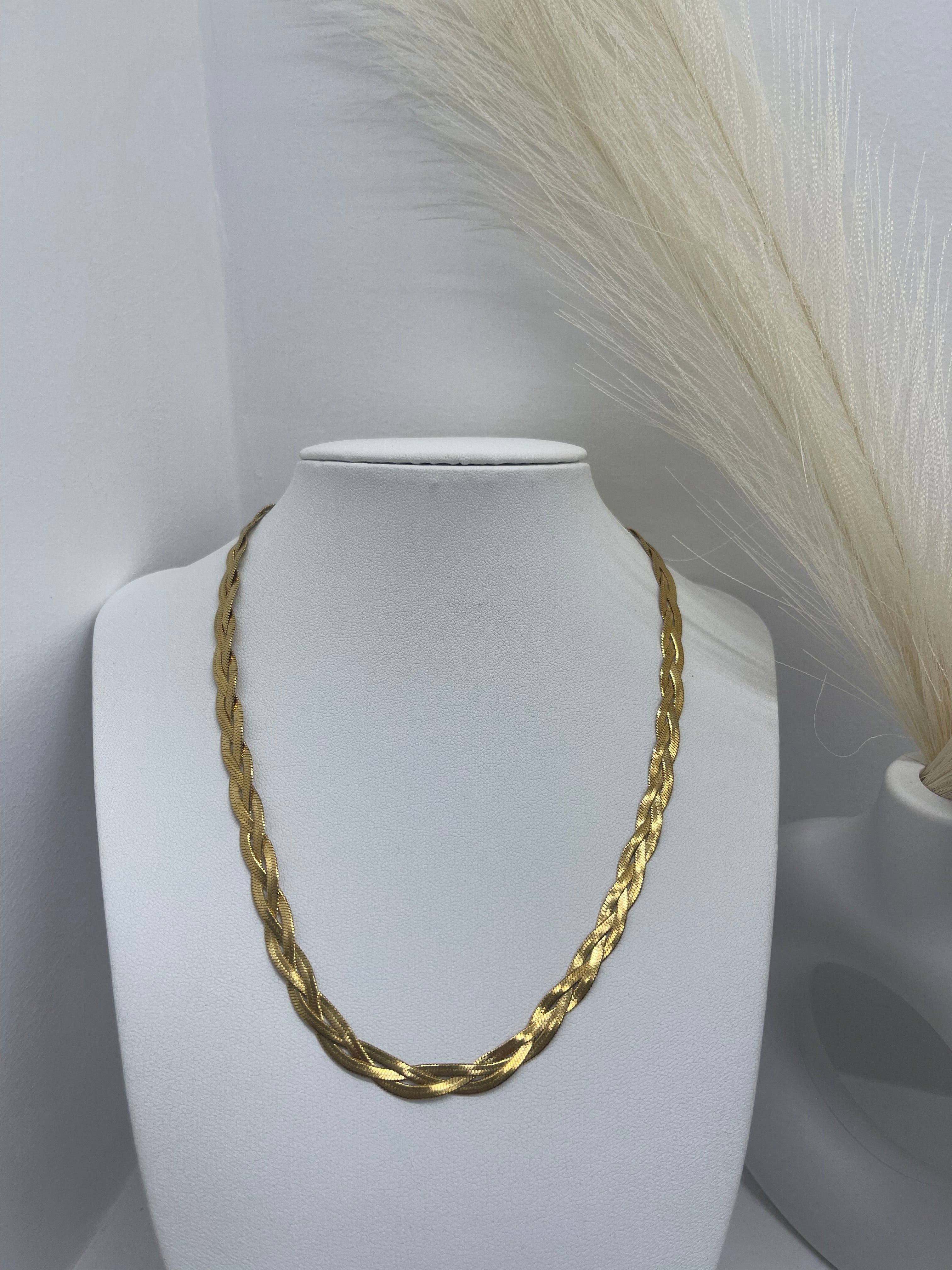 Collana Golden Twist