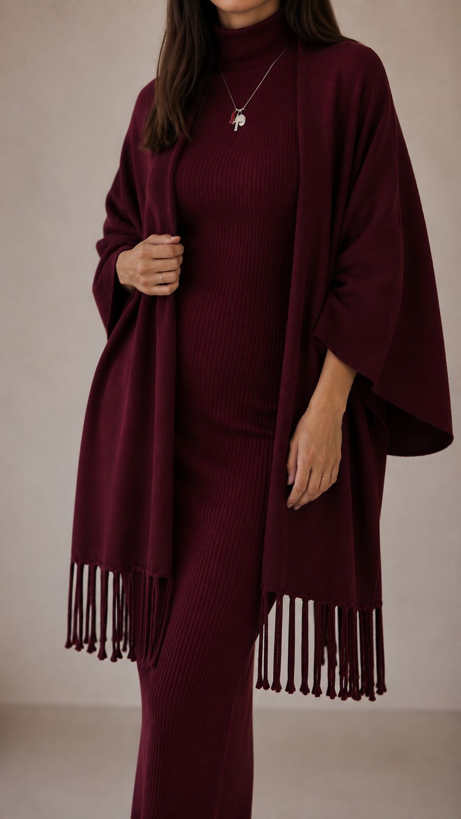 Cardigan Manica Campana Burgundy