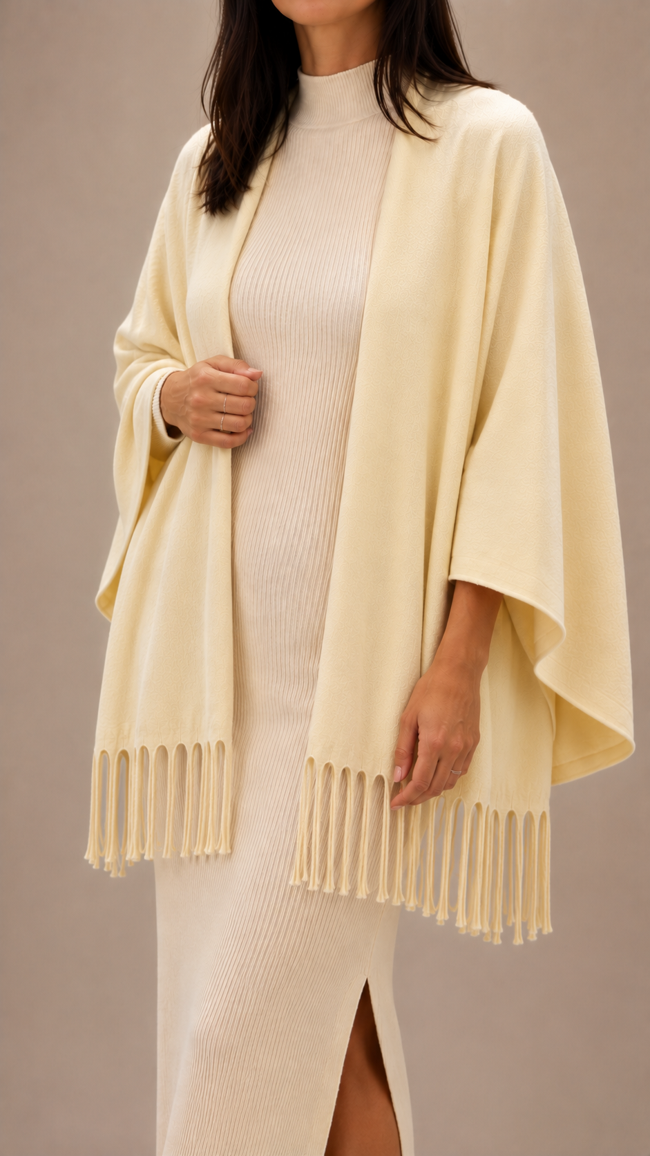 Cardigan Manica Campana Burro