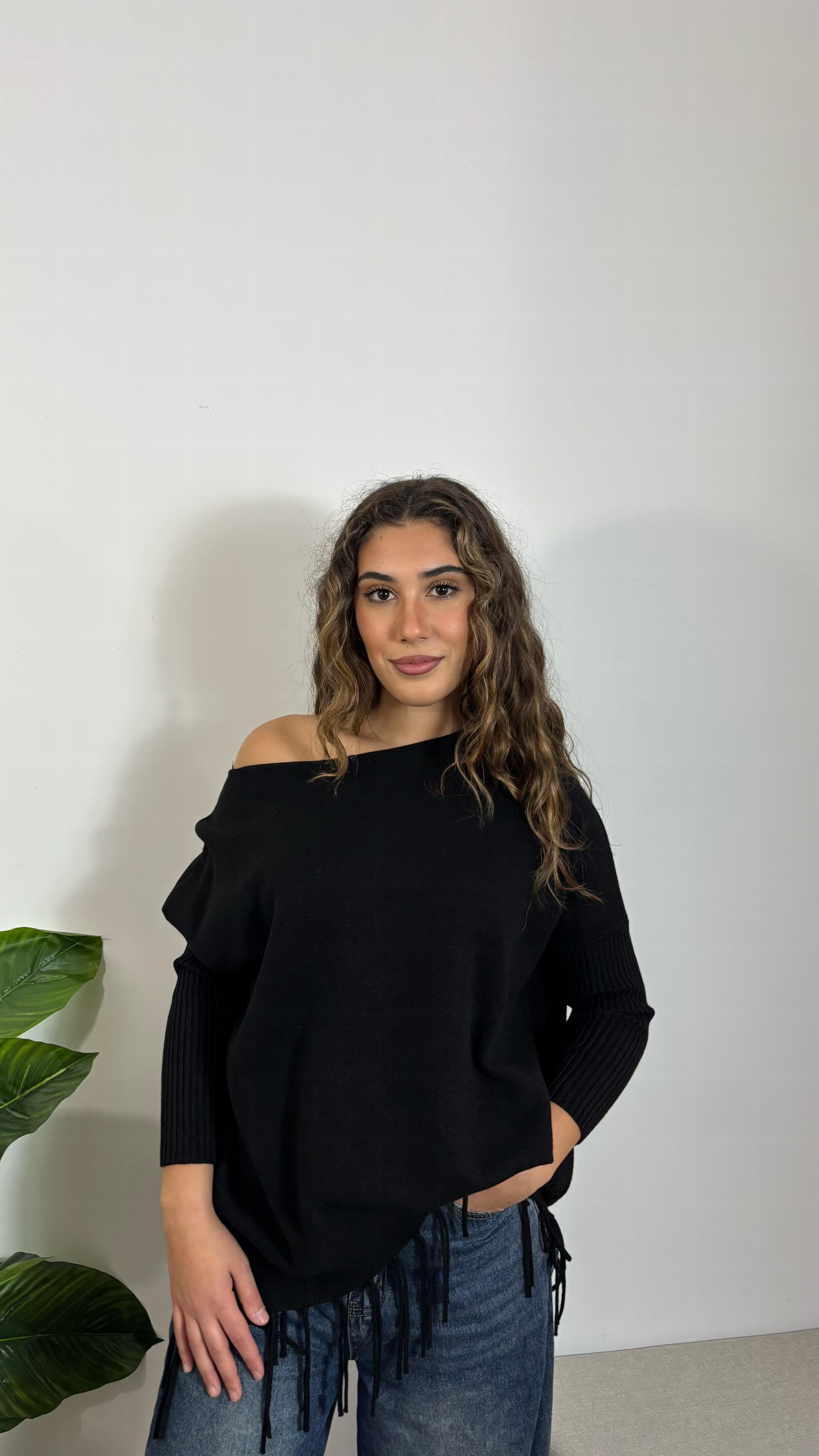Pull Frange Nero
