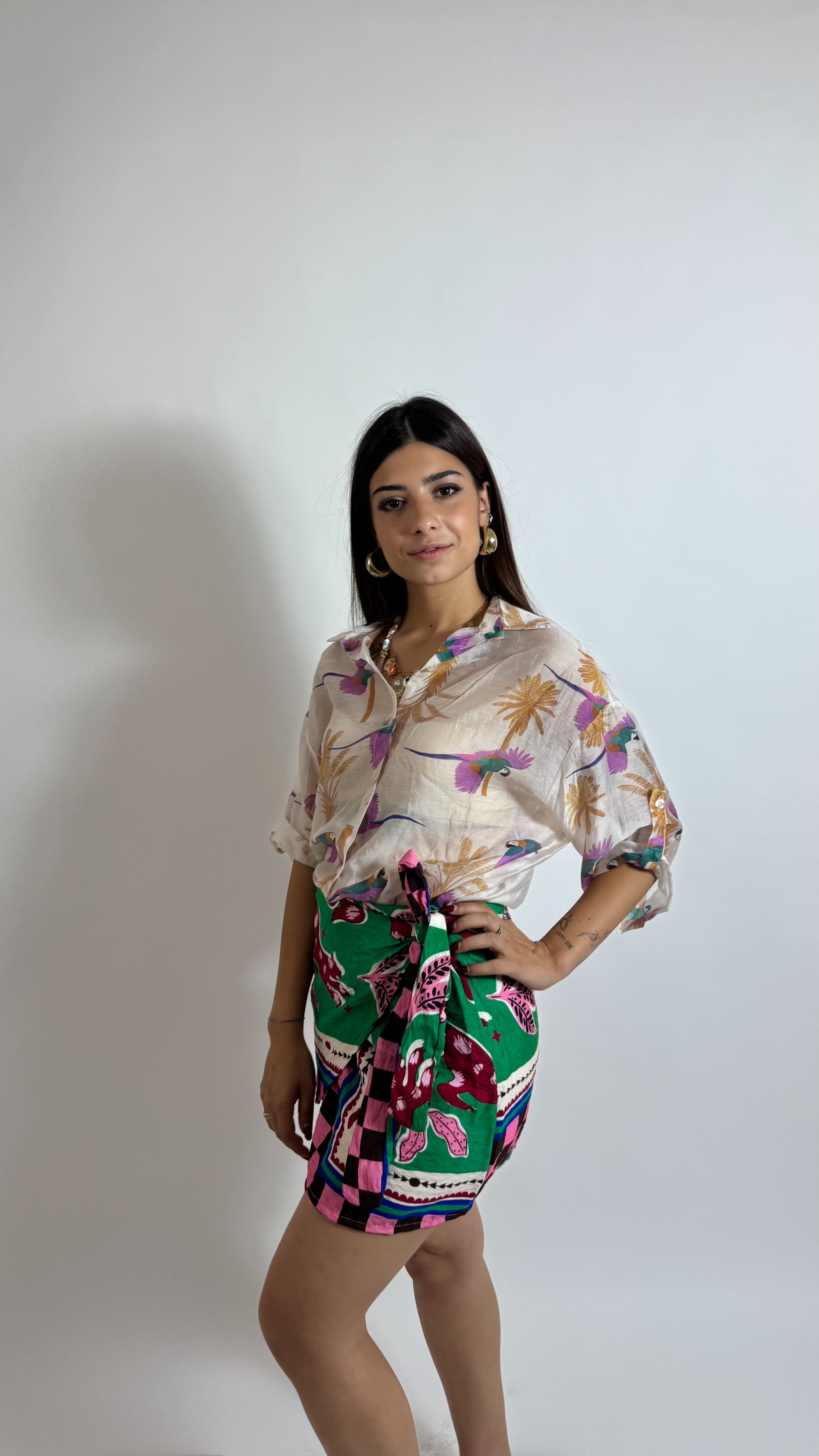 Camicia Soft Parot White
