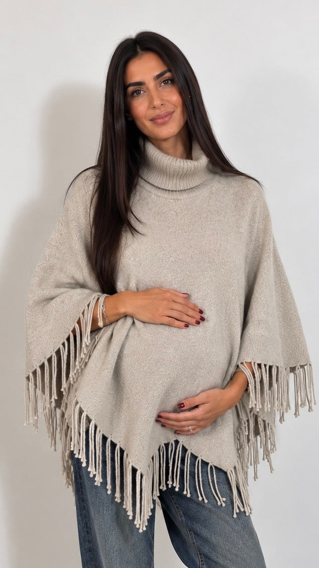 Poncho con Frange