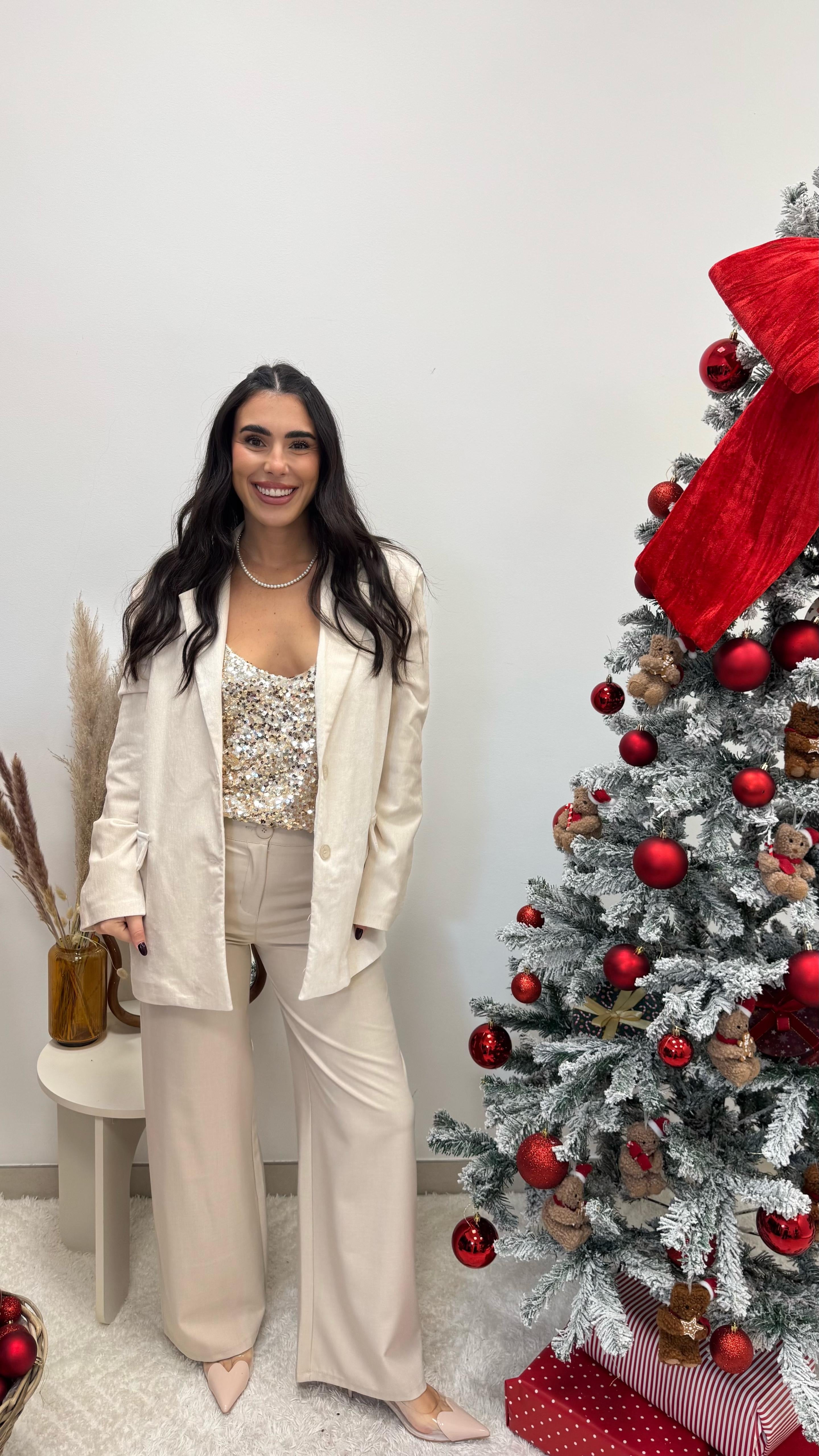 🥂Giacca Velvet Elegance Burro