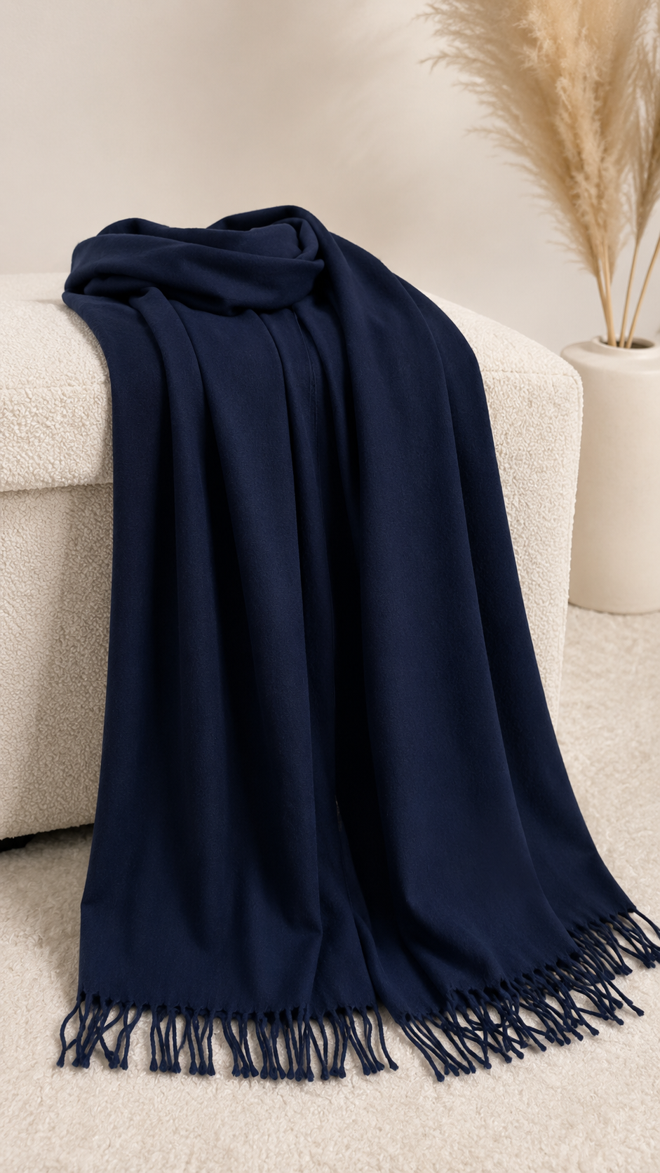Sciarpa Basic Blu Notte