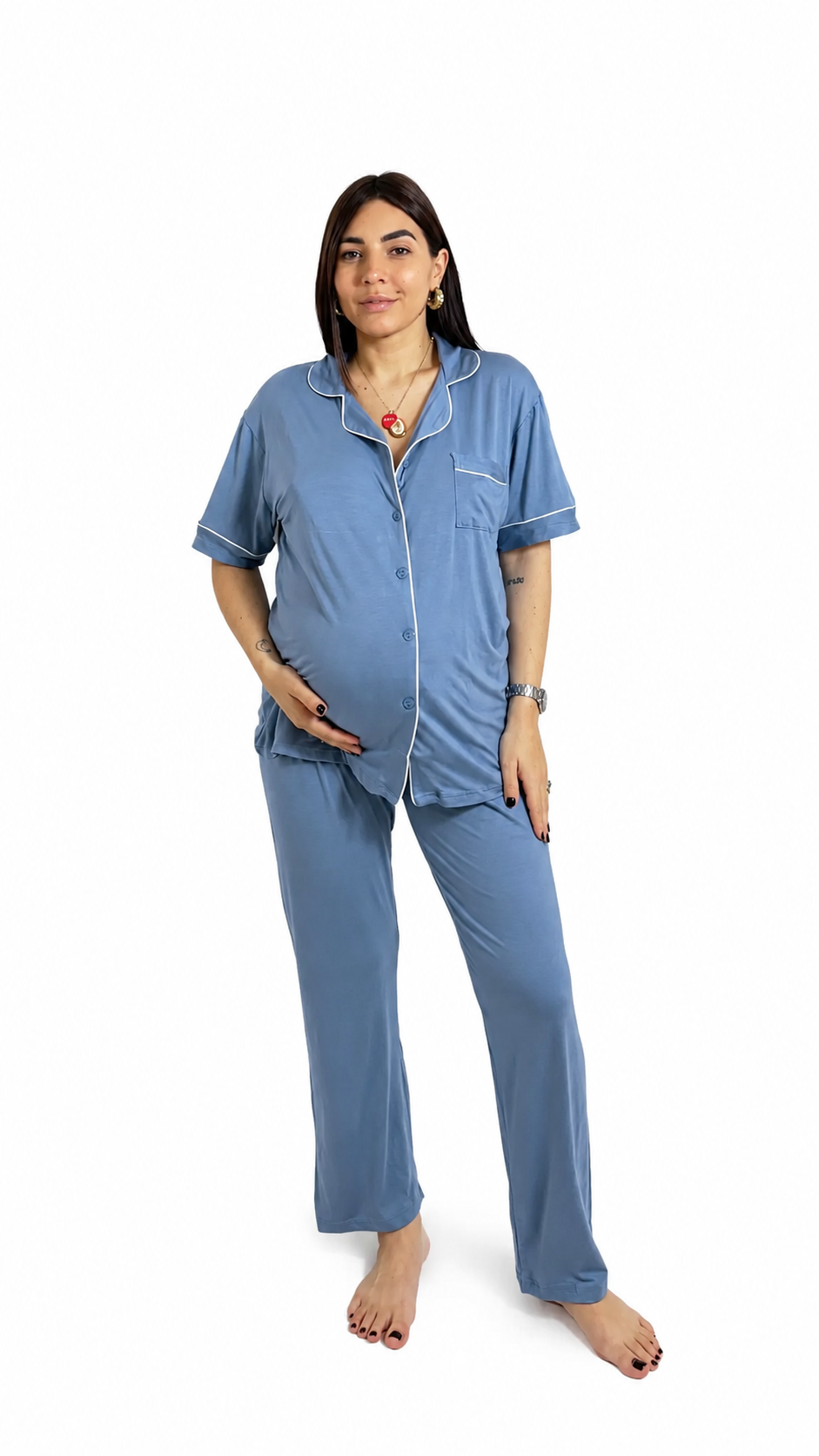 Pigiama Daily Chic - Azzurro