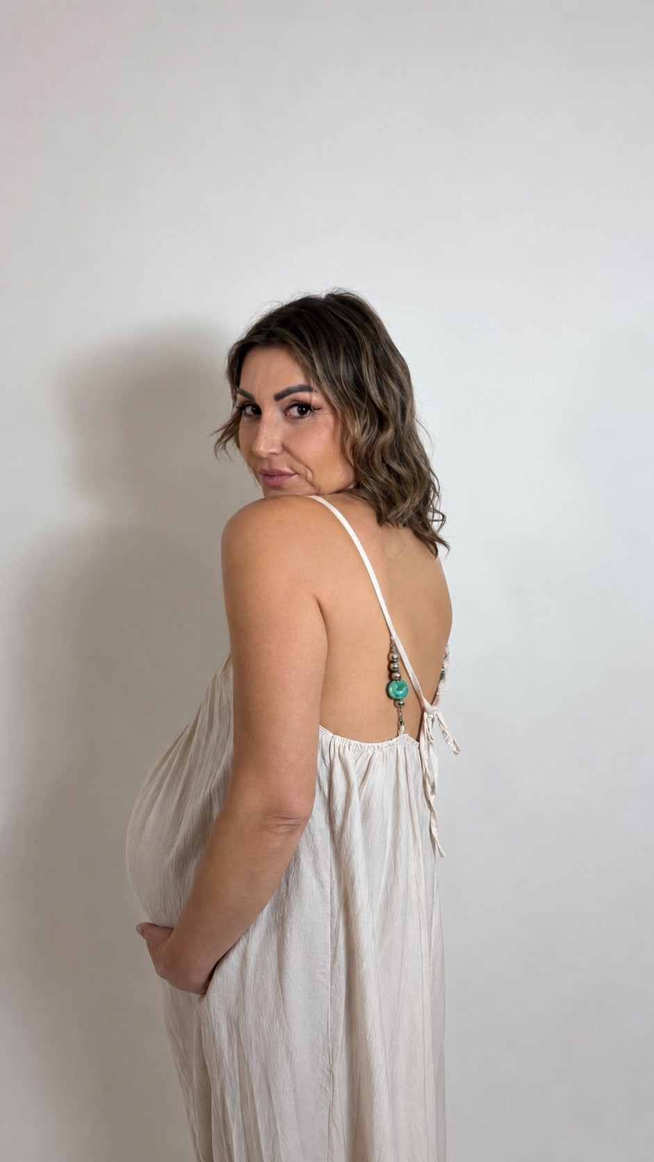 Maxi Dress Jewel Bianco
