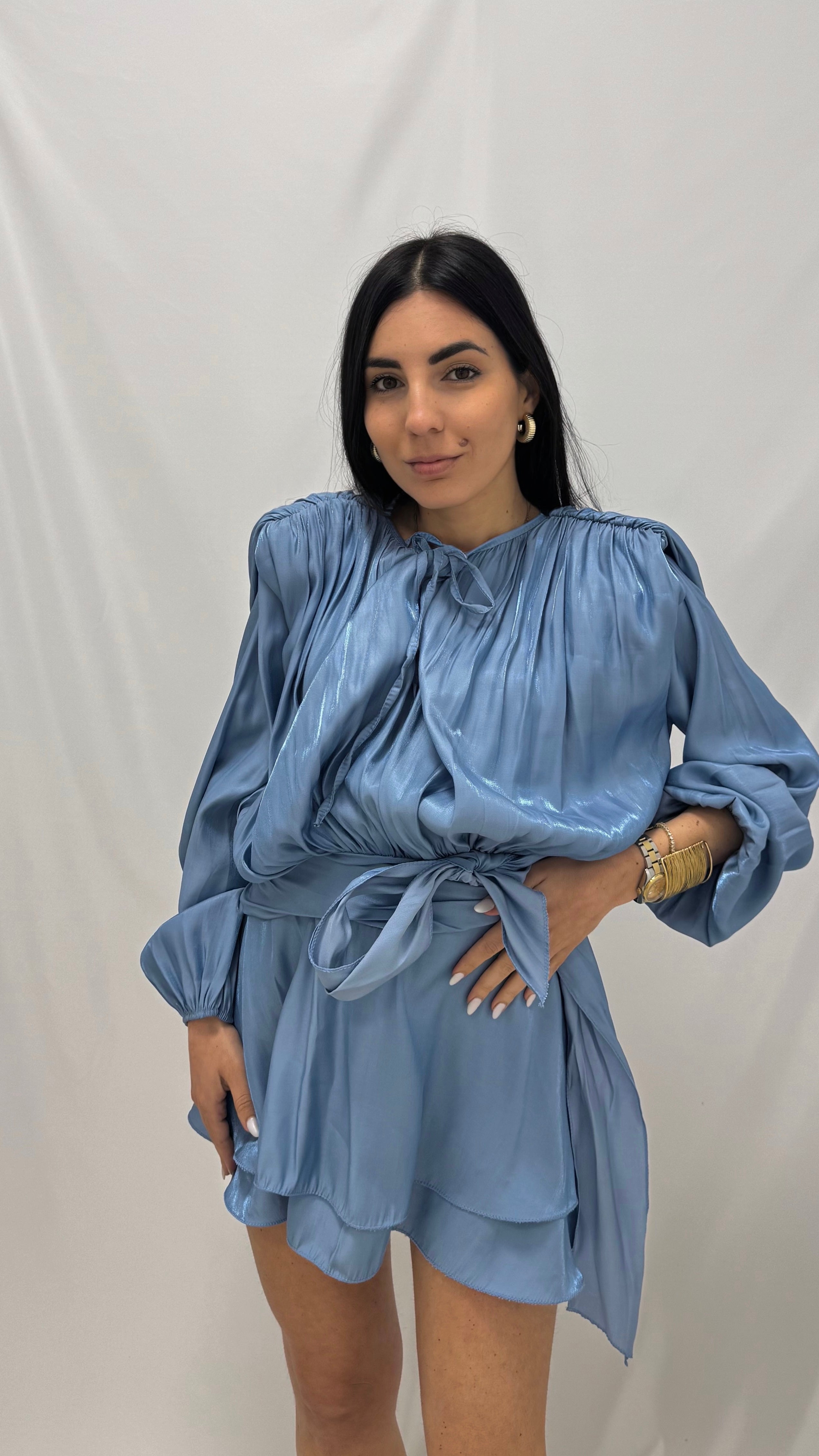 Abito Livia Celeste