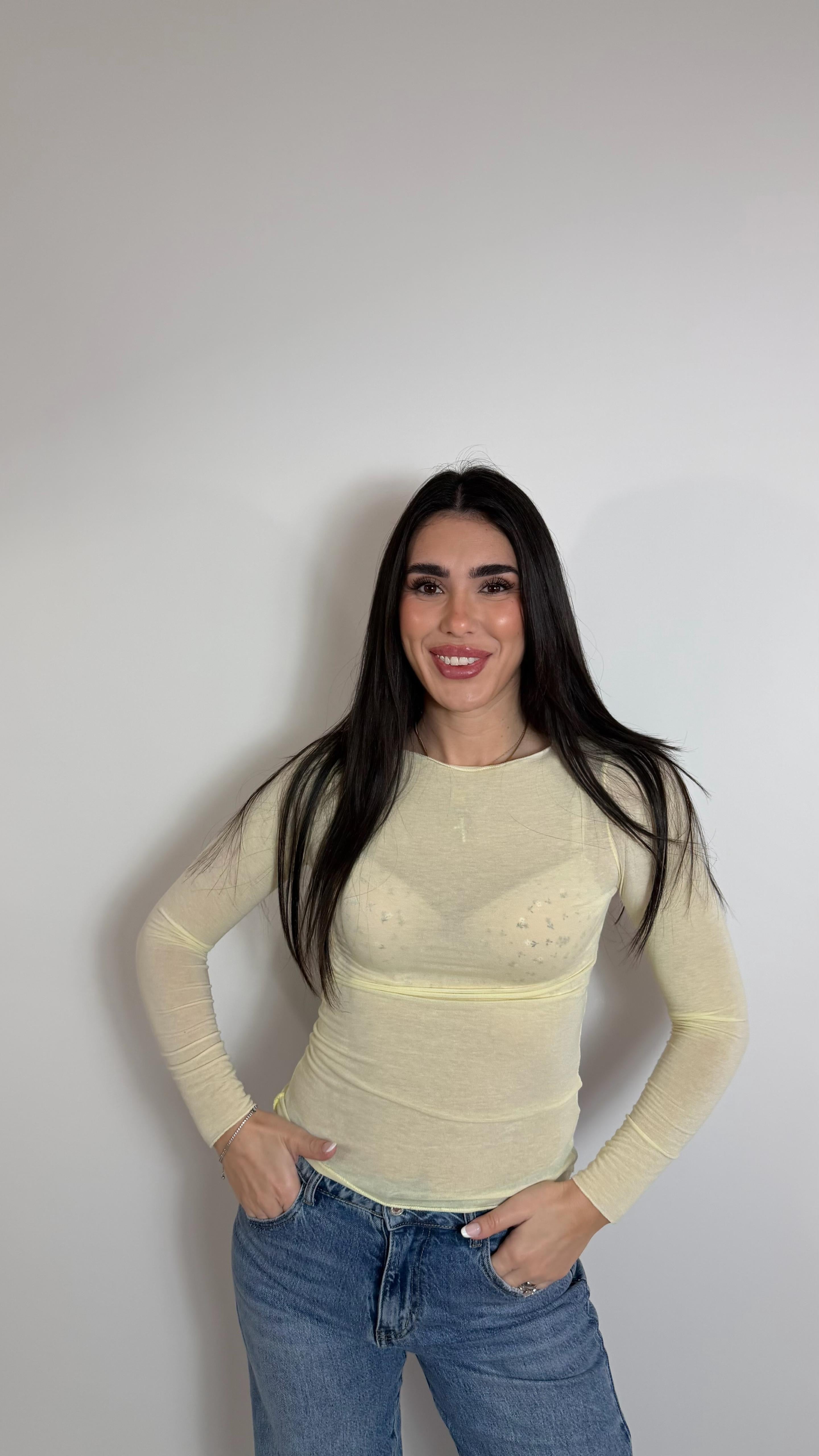 Maglia Cashmere Gialla