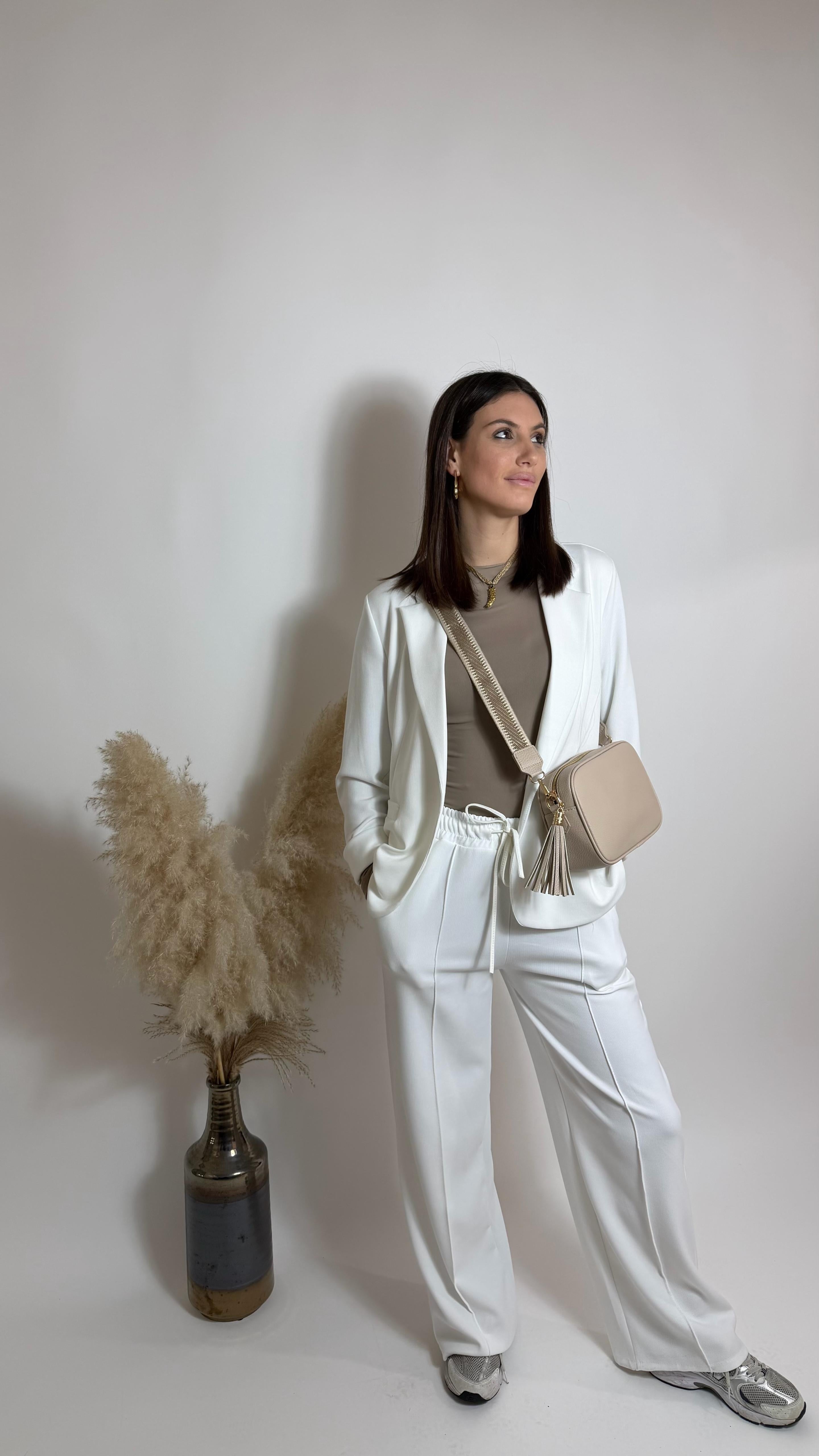 Coordinato Daily Rib Bianco