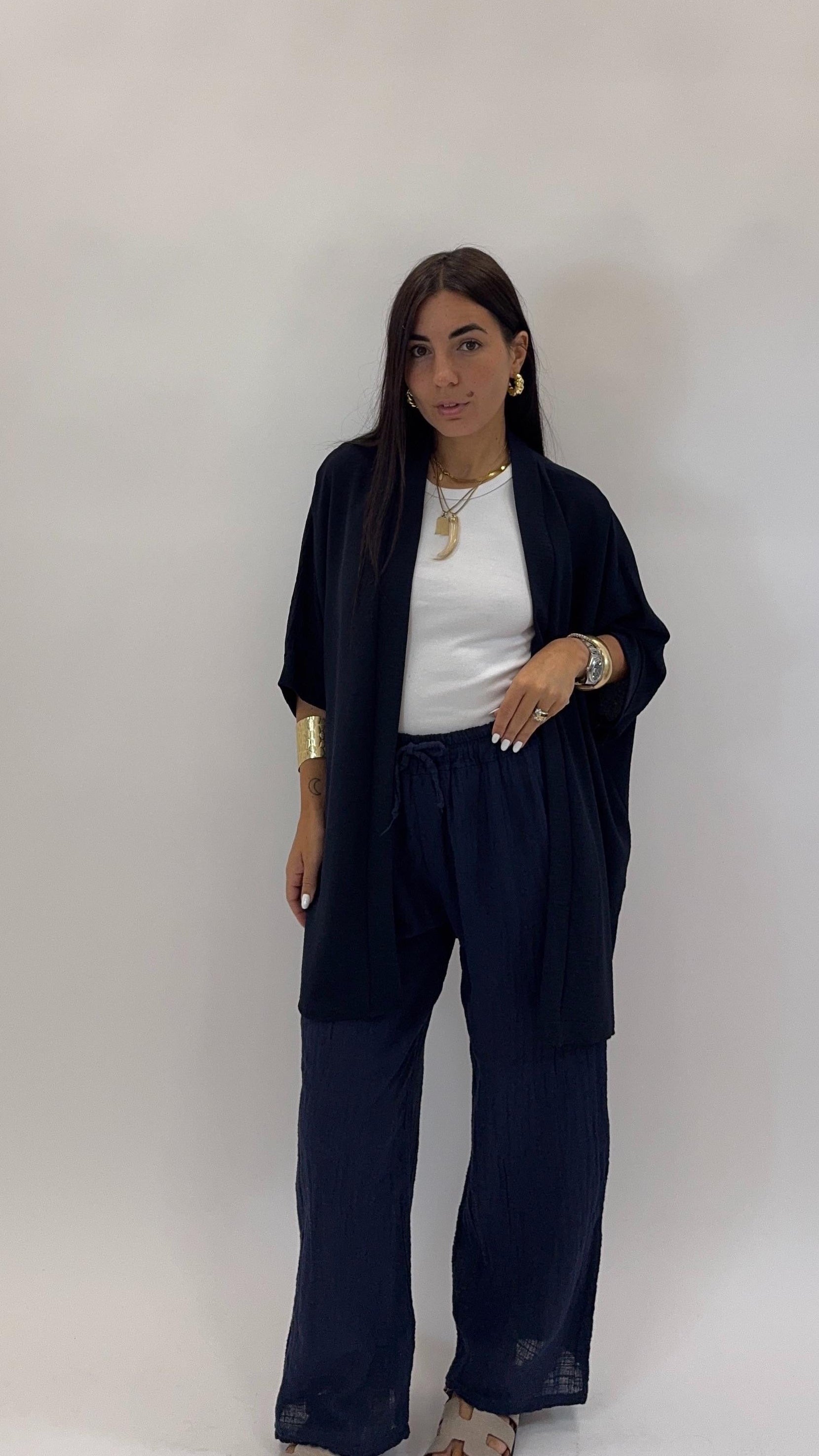 Pantalone Bea Blu Notte