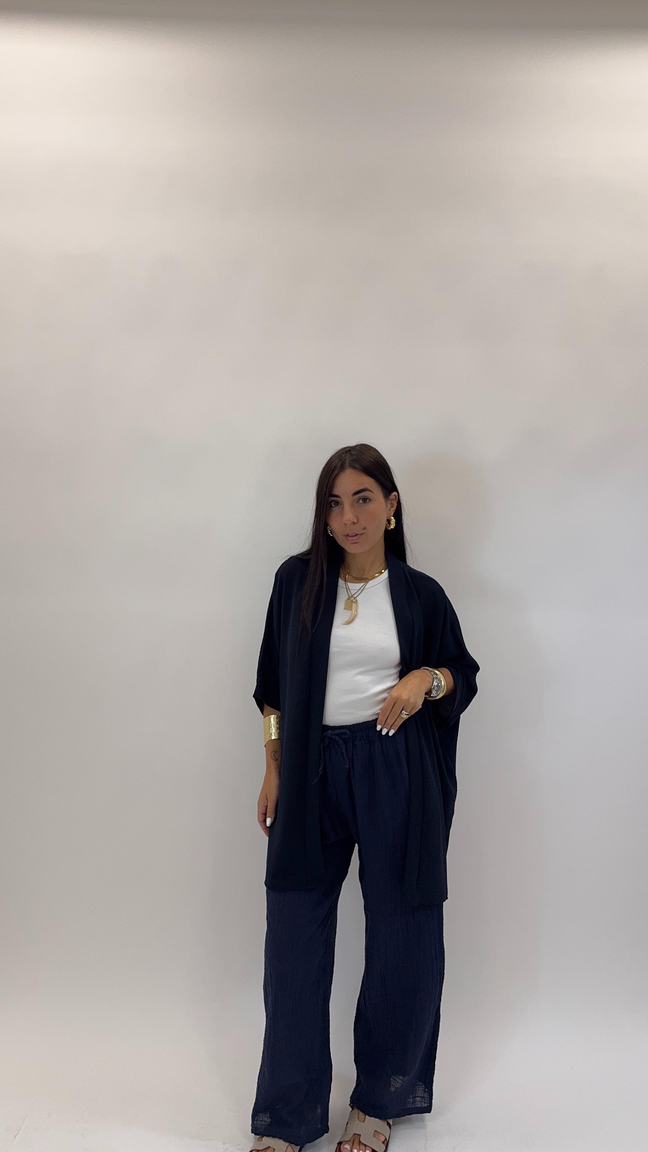 Pantalone Bea Blu Notte