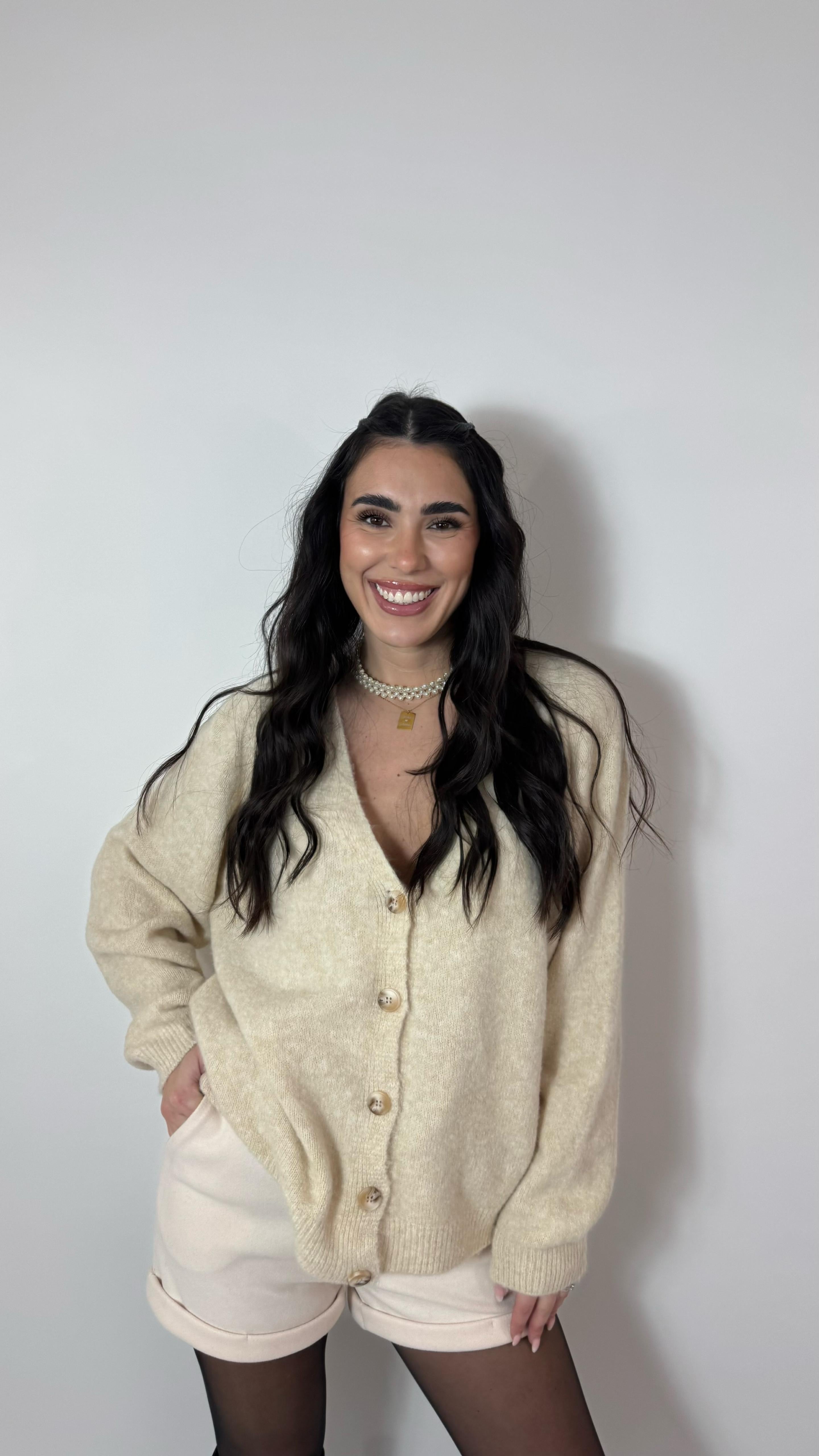 Shorts In Panno Burro - Cinta Inclusa