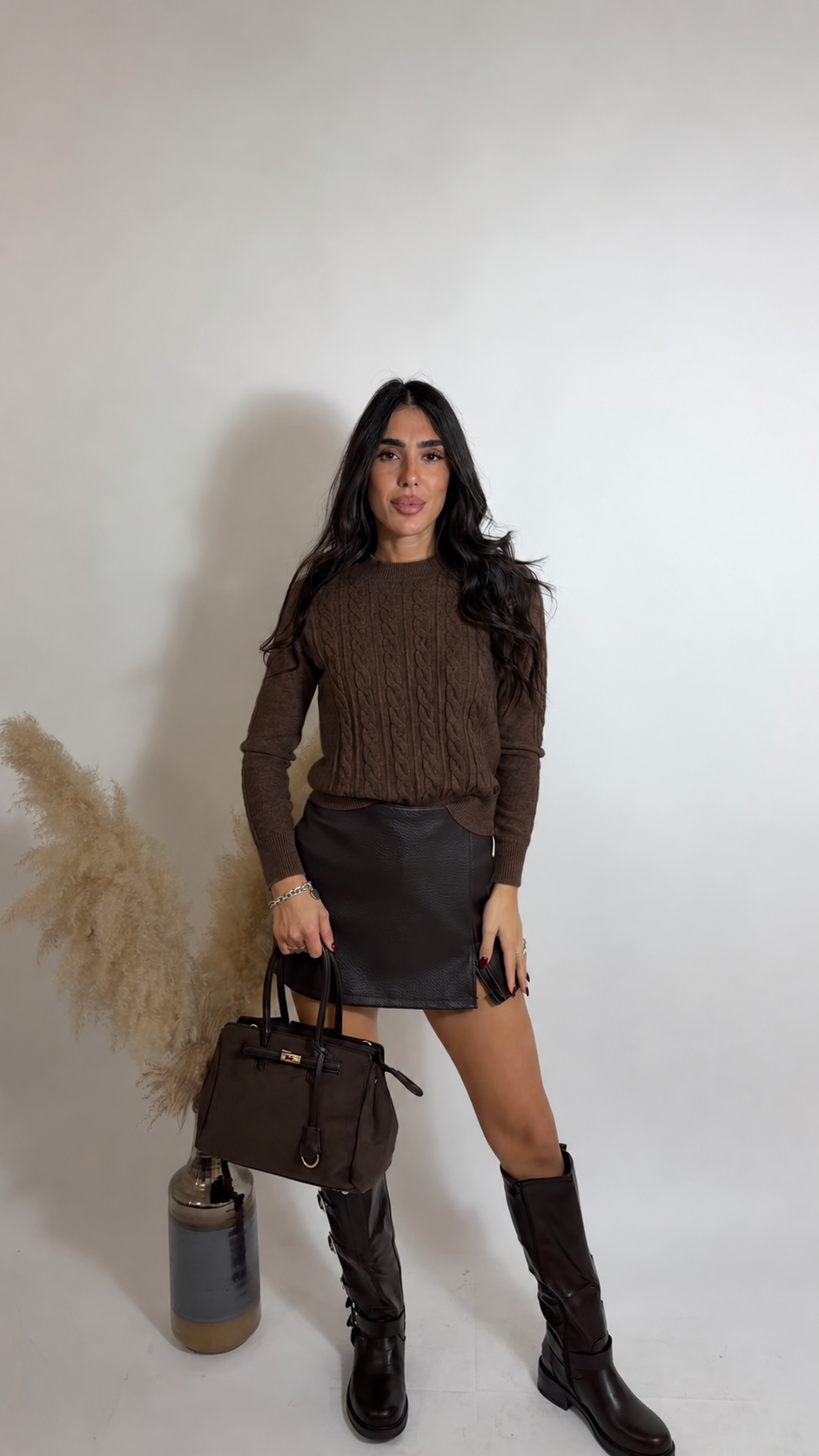 Pull Essential Treccia Choco
