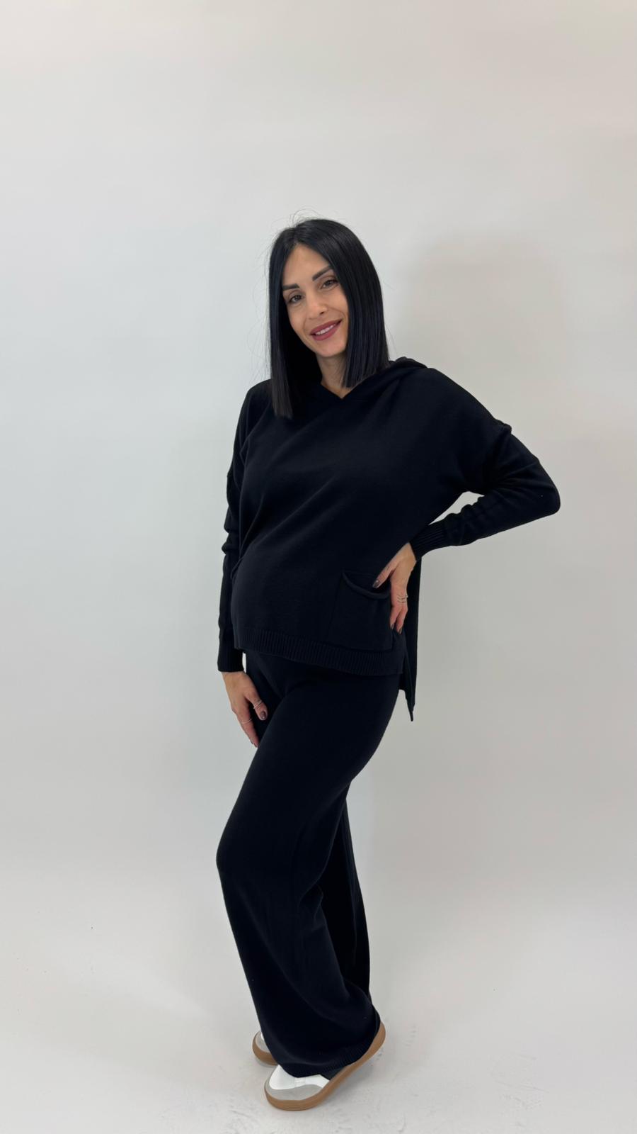 Sporty Set Maglina Morbida Nero