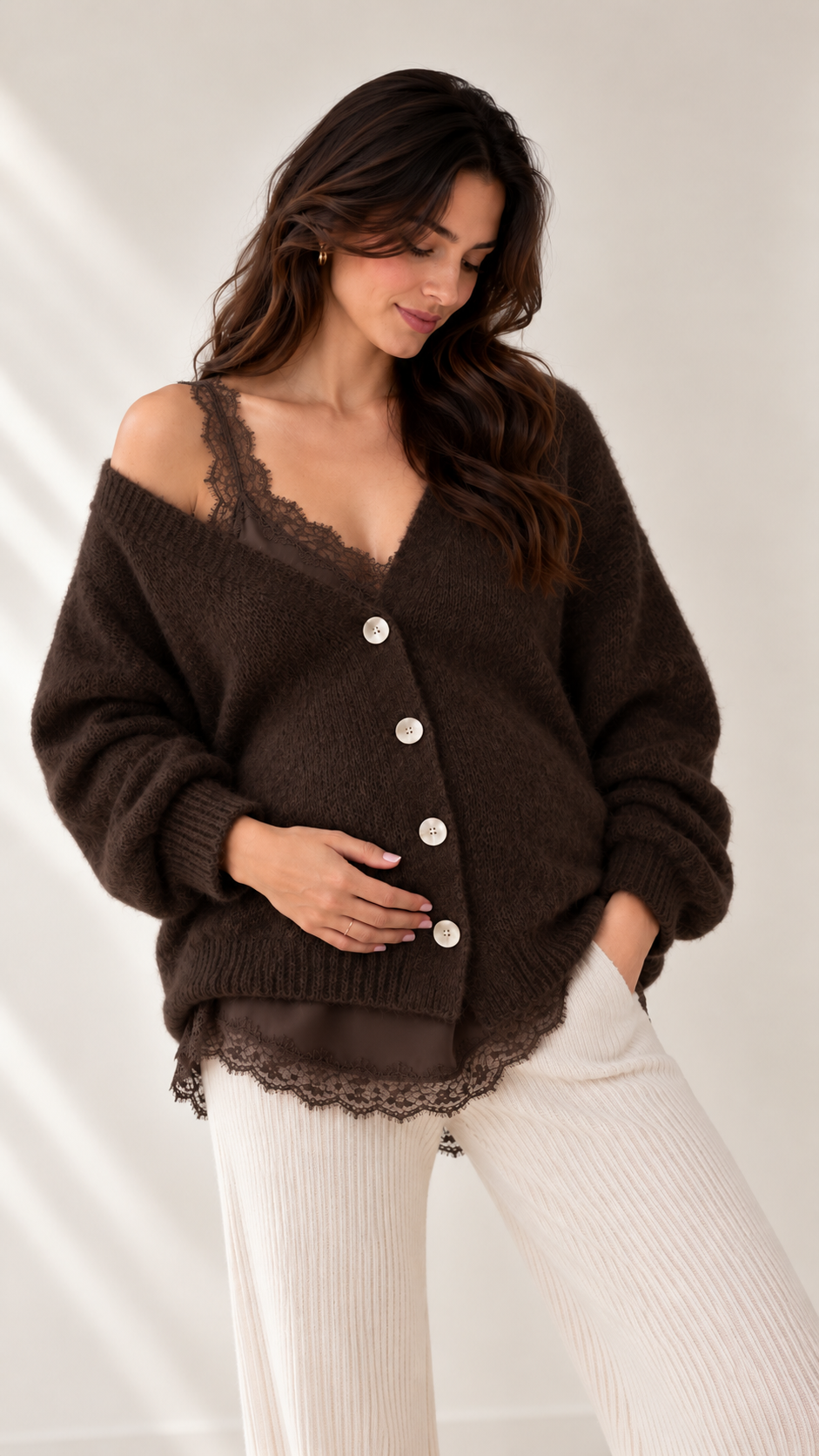 Cardigan Soft Touch Choco
