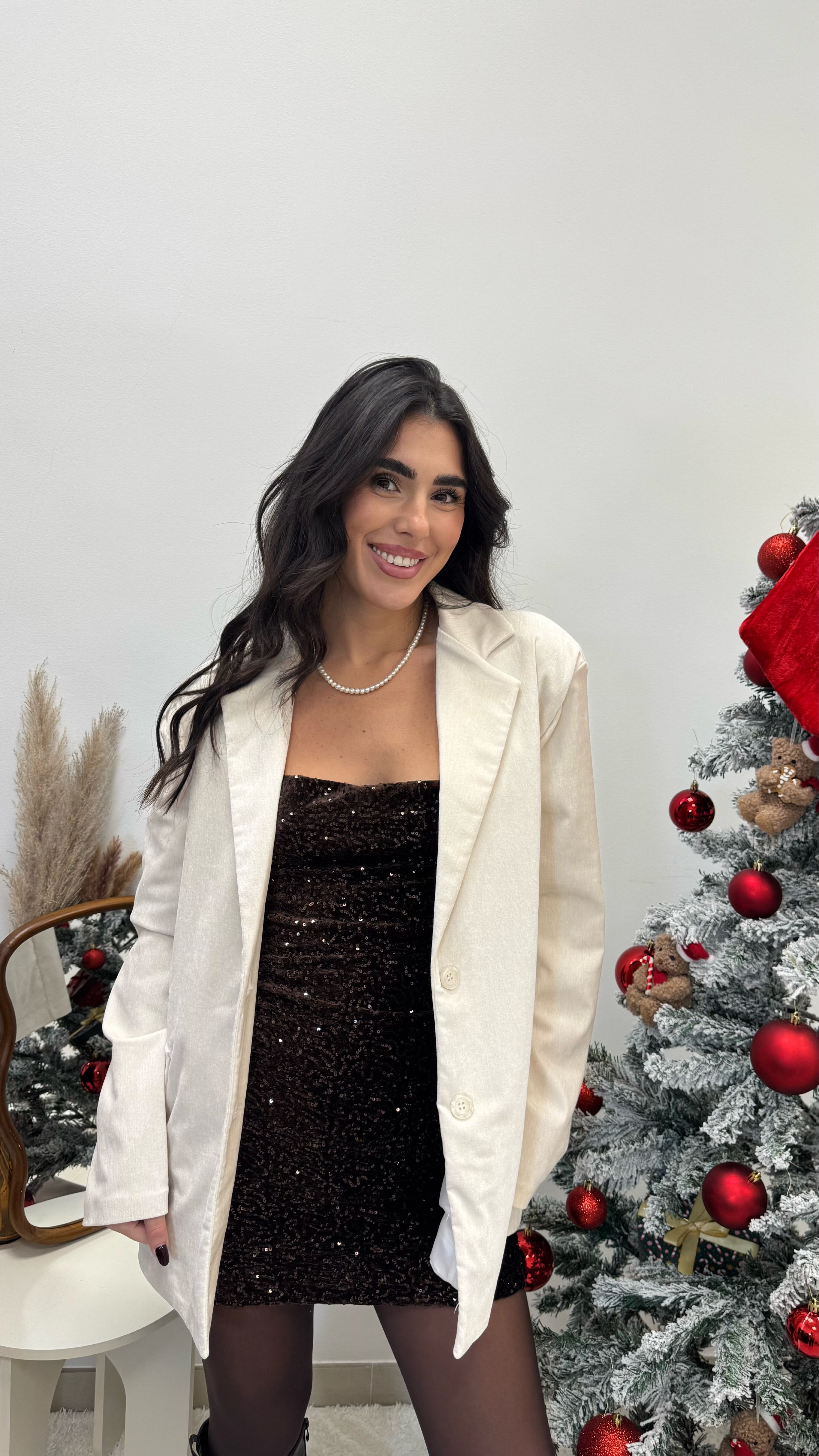 🥂Abito Velvet Shine Choco