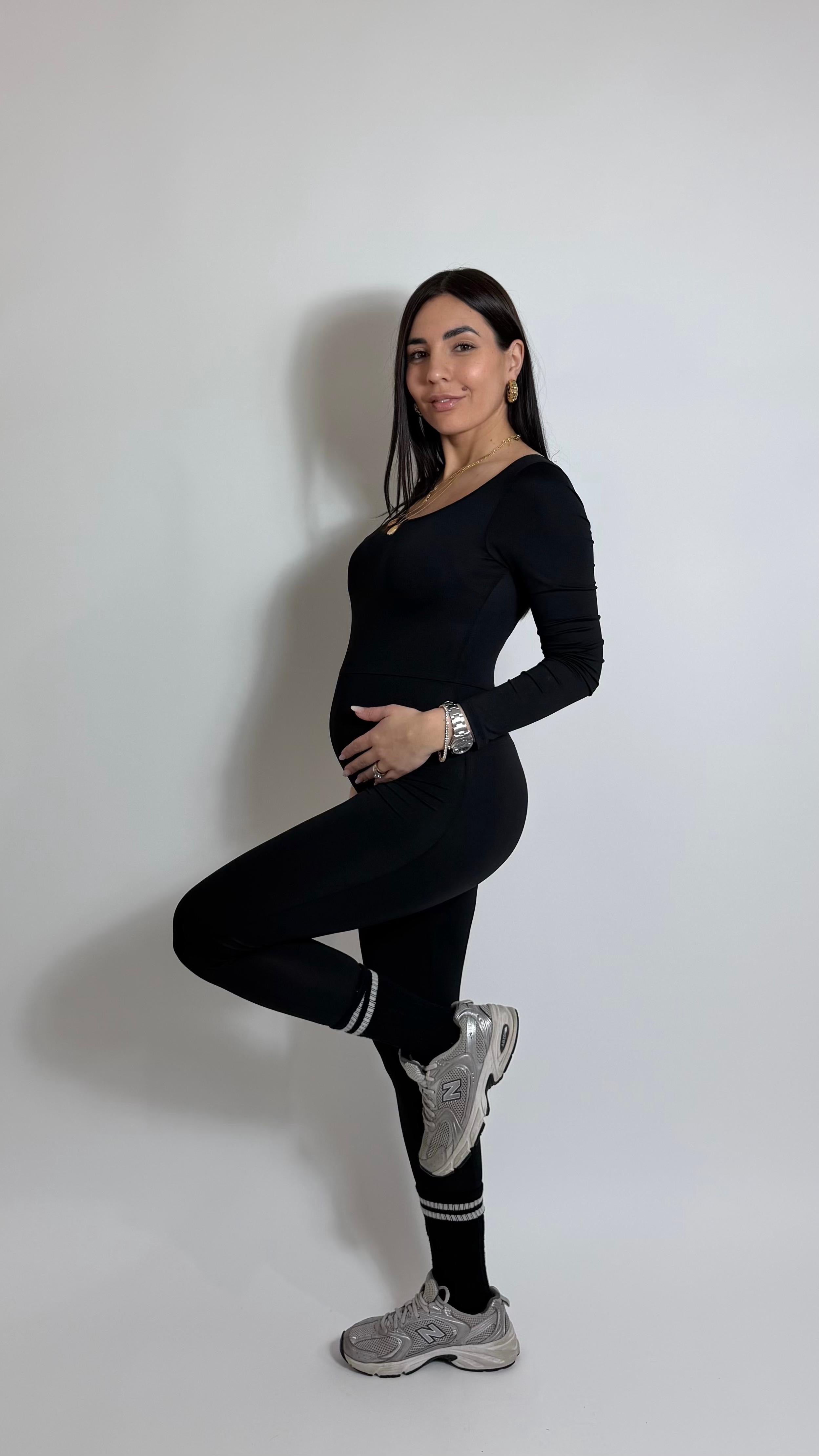Jumpsuit Second Skin - Sigaretta / Nera